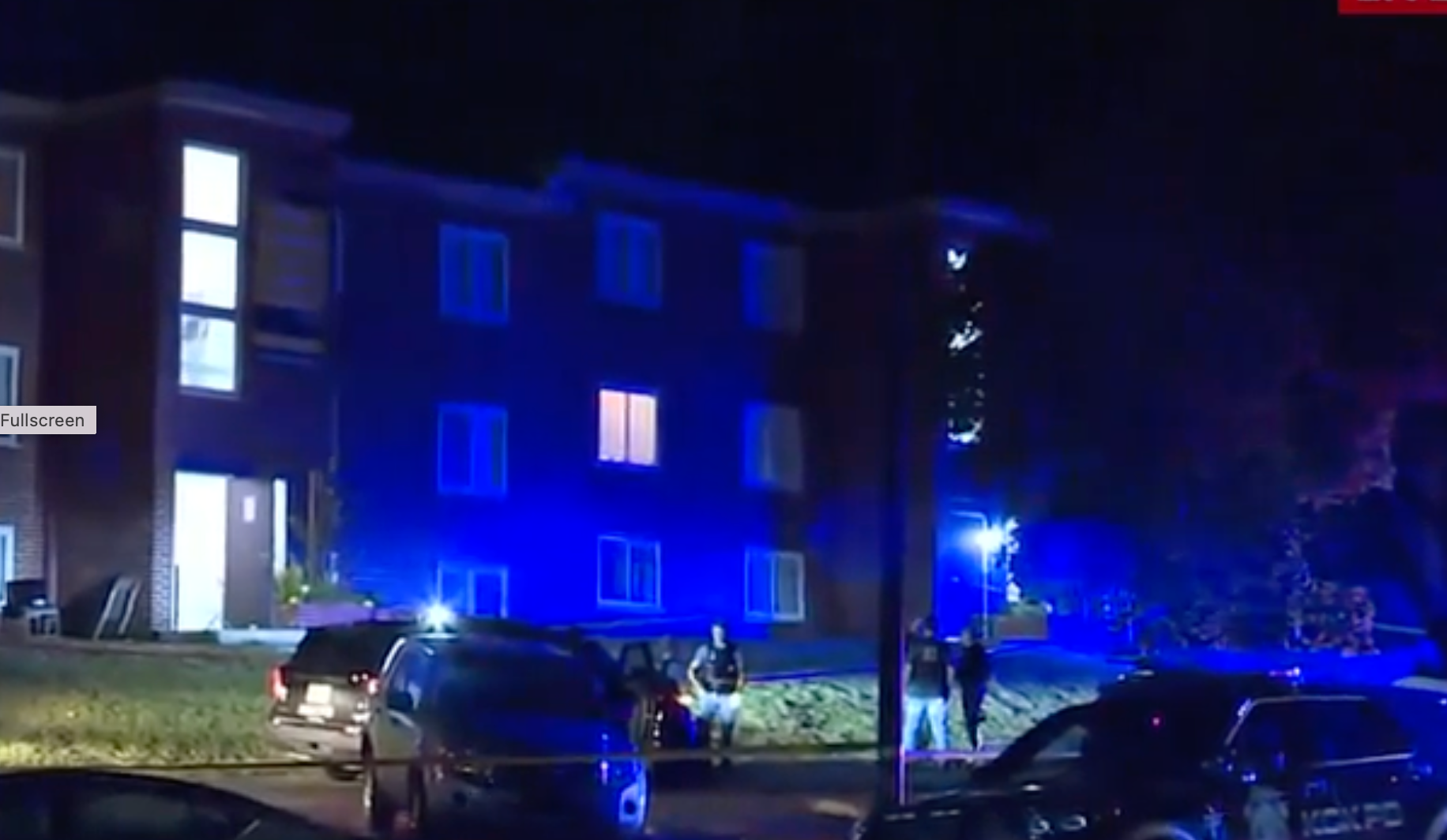 Police on the scene of the investigation -photo courtesy KMBC
