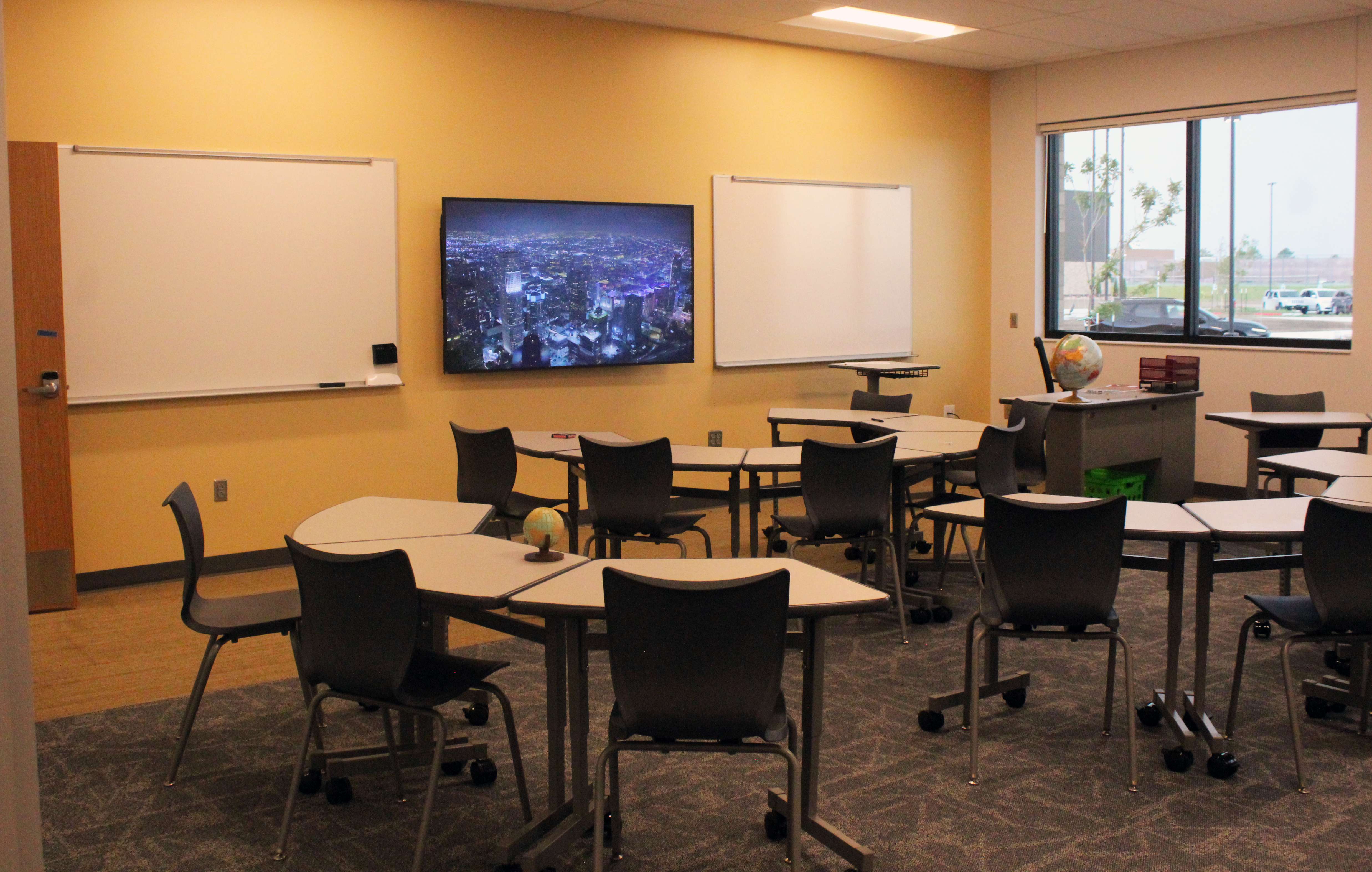 A social studies classroom. Photo by Cristina Janney/Hays Post