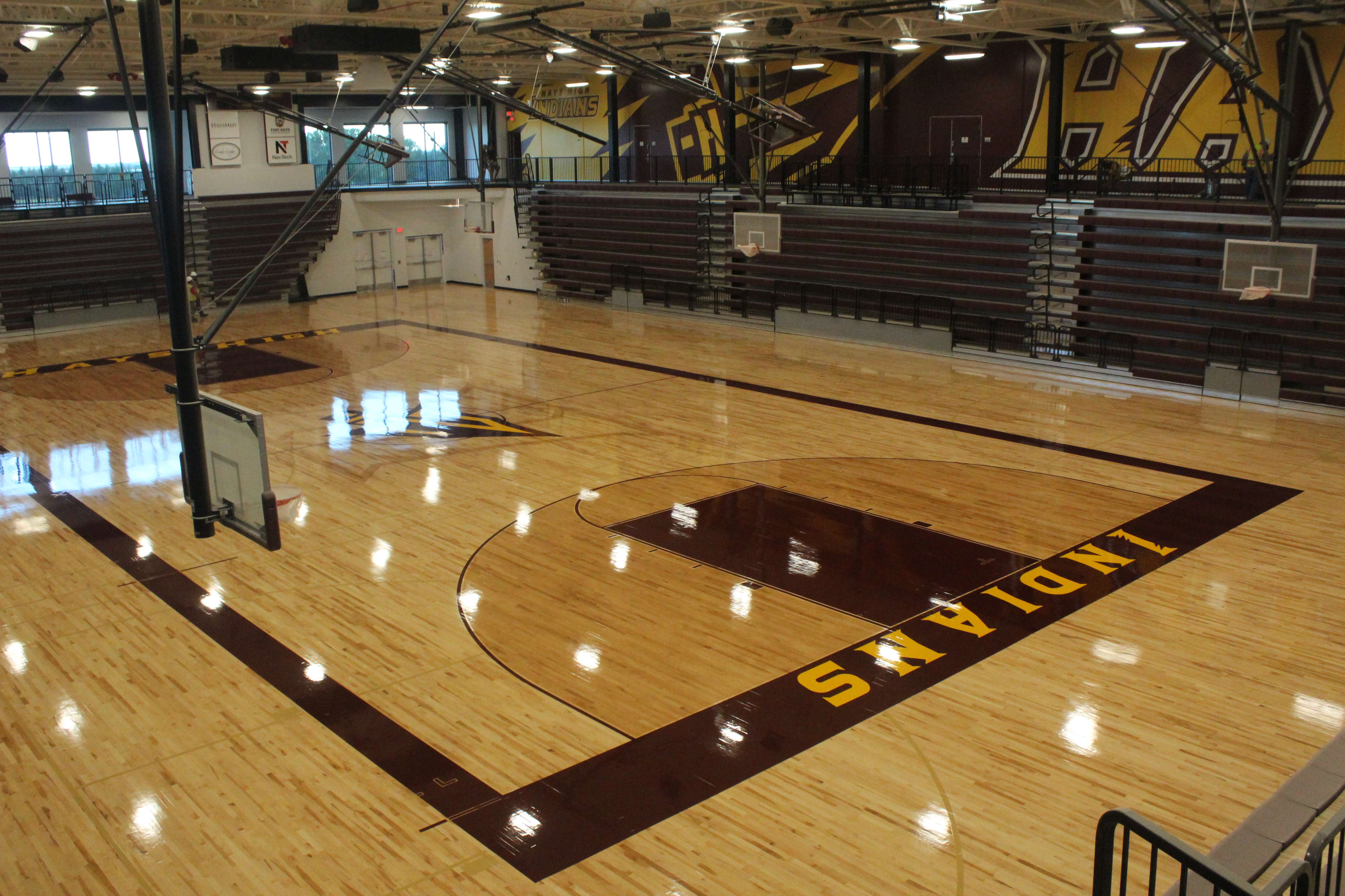 Main competition gym. Photo by Cristina Janney/Hays Post