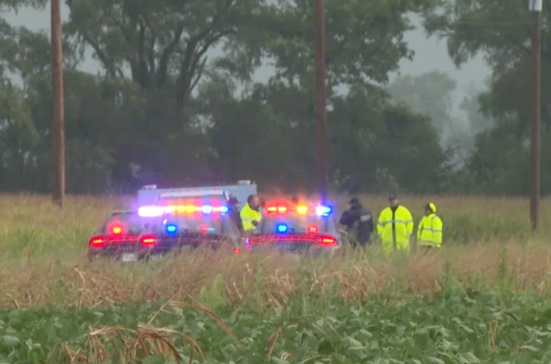 Investigators at the scene -photo courtesy KWCH