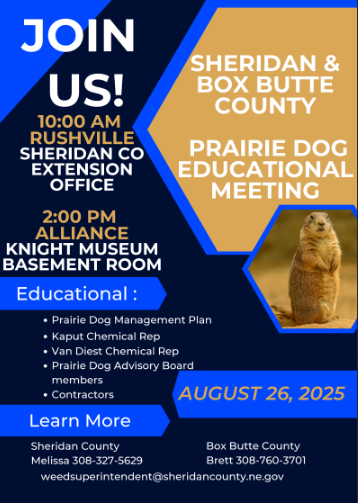 Alliance Prairie Dog Flyer (courtesy City of Alliance).