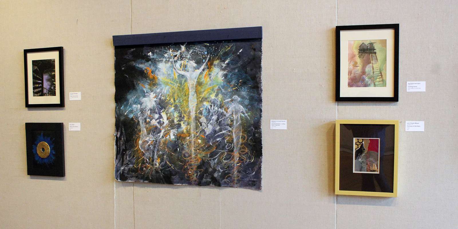 Artwork in the "To the Stars" art exhibit that will be featured at the Hays Arts Center during the fall art walk. Photo by Cristina Janney/Hays Post