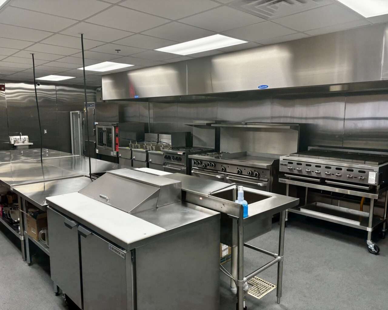 The kitchen at the event center next to Gella's Diner and LB Brewing in Hays. Photo by Tony Guerrero/Hays Post