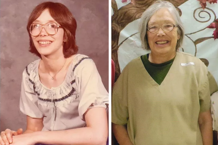 Sandra Hemme, at the time of the 1980 murder, and from her time at the Chillicothe women's prison/Both photos courtesy of the Hemme family