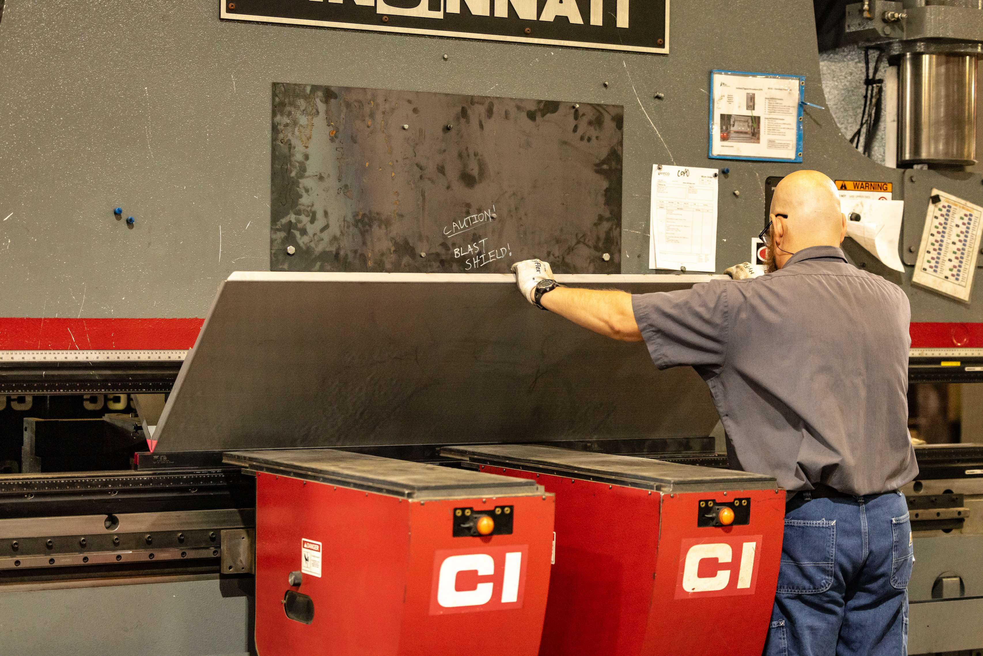 Cincinnati Brake Press (Photo courtesy Wifco Steel Products)