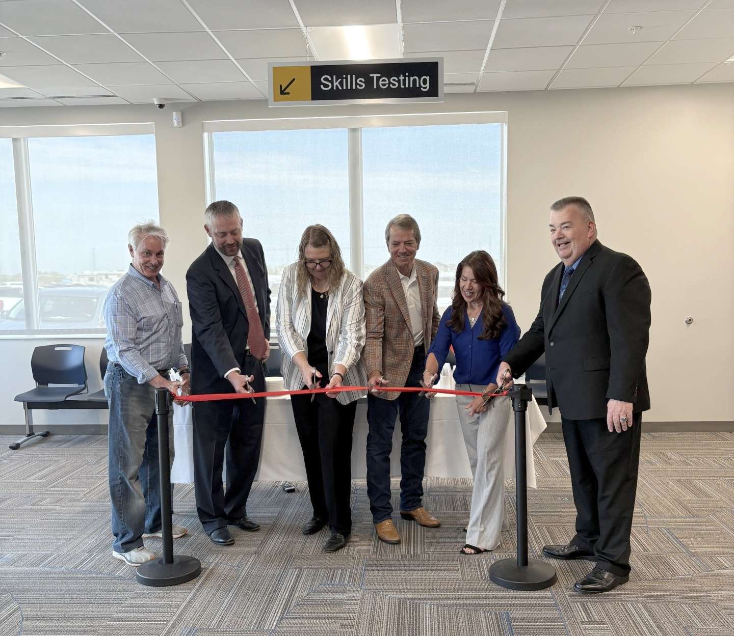 Ribbon cutting at DMV Service Center in Grand Island on Friday, Aug. 22, 2025 (courtesy Nebraska Department of Motor Vehicles).