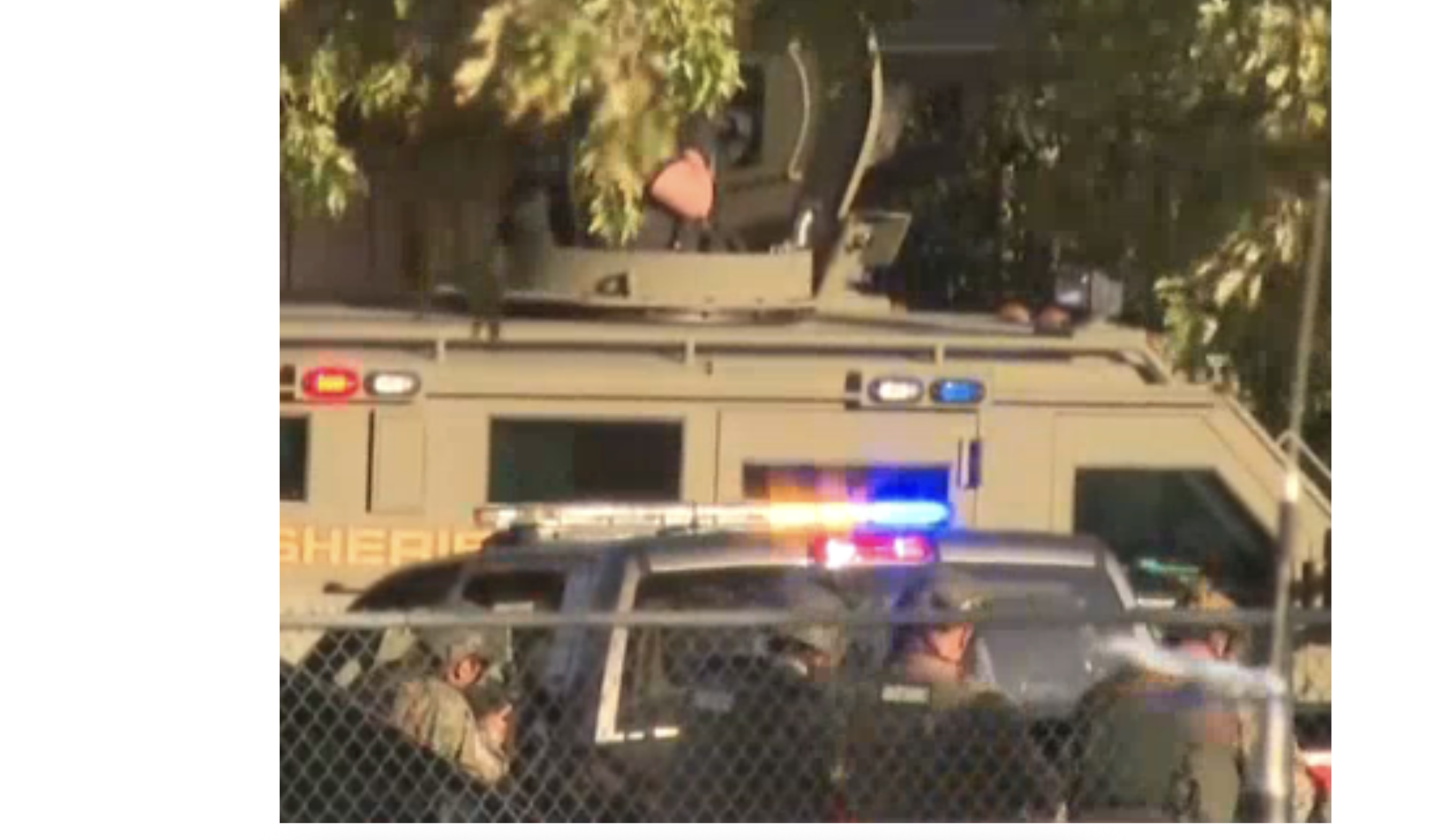Law enforcement on the scene in Lyons in Oct. of 2020 -photo courtesy KWCH
