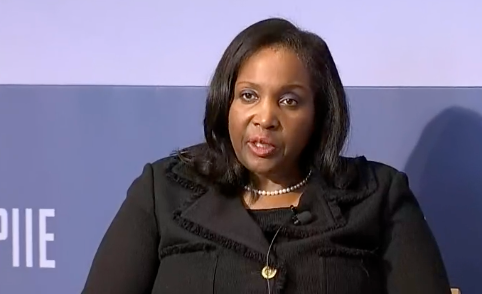 Lisa Cook, Federal Reserve Governor during an interview in 2022-image courtesy CSPAN