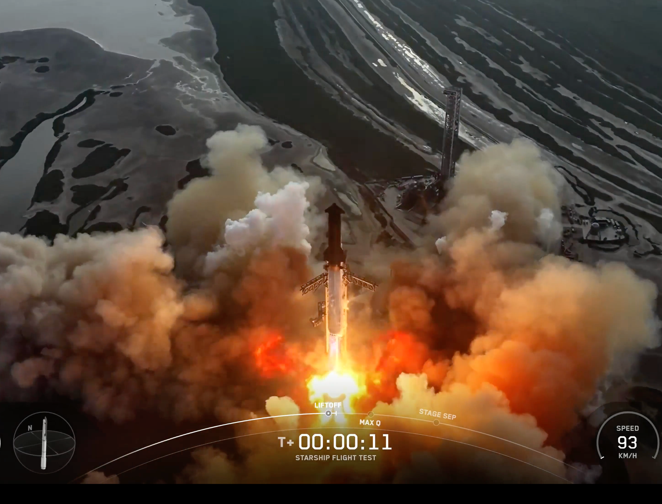 Image from SpaceX video