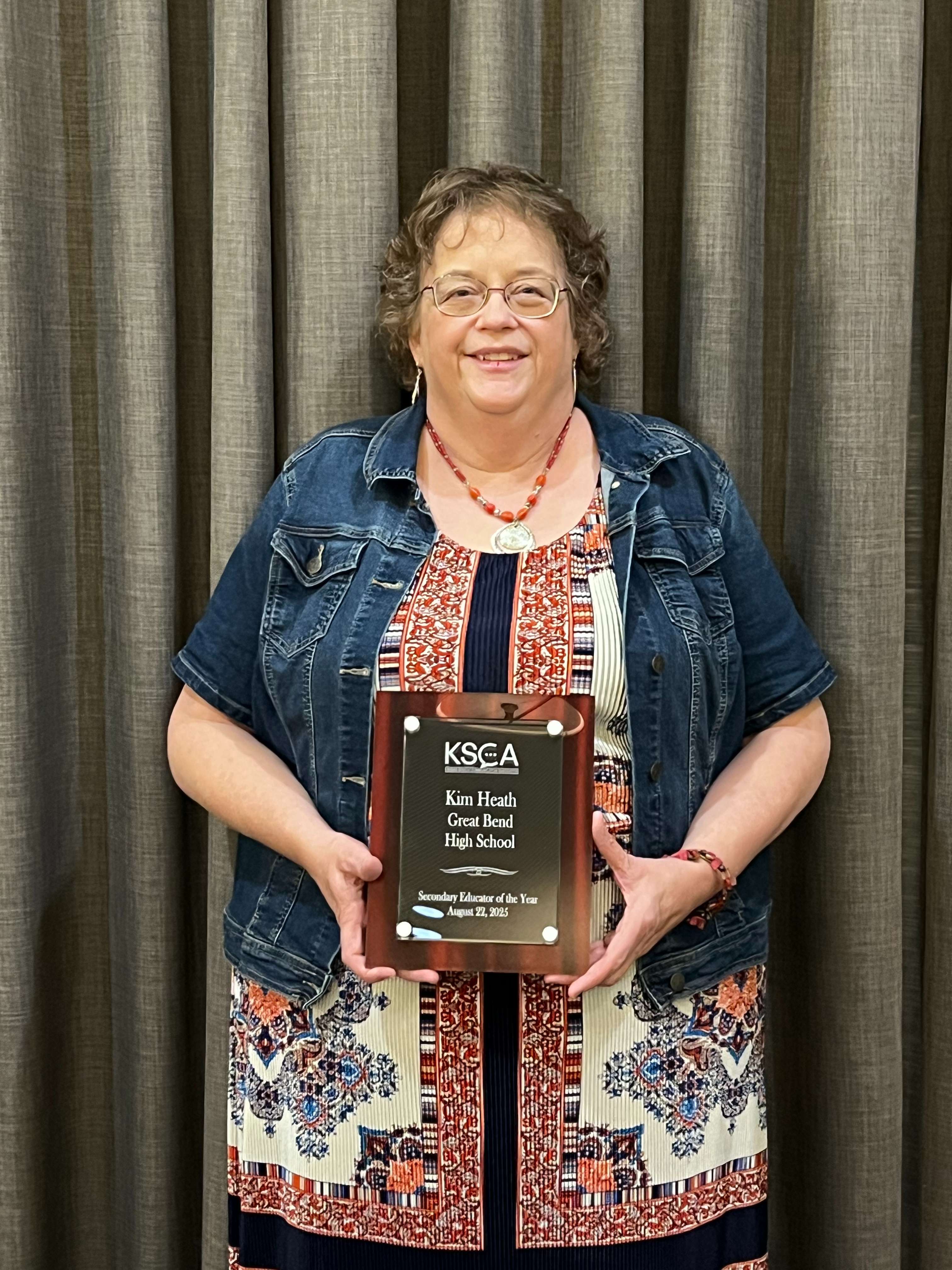 Great Bend educator honored as Kansas Secondary Educator of the Year