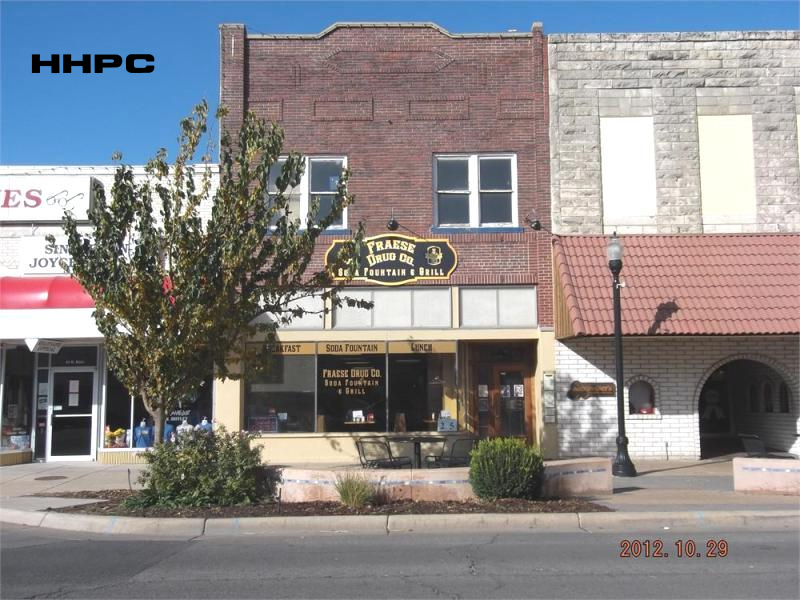 Monarch - Fraese Drug - 25 N. Main - 2012. Courtesy of the Conard-Harmon Collection.