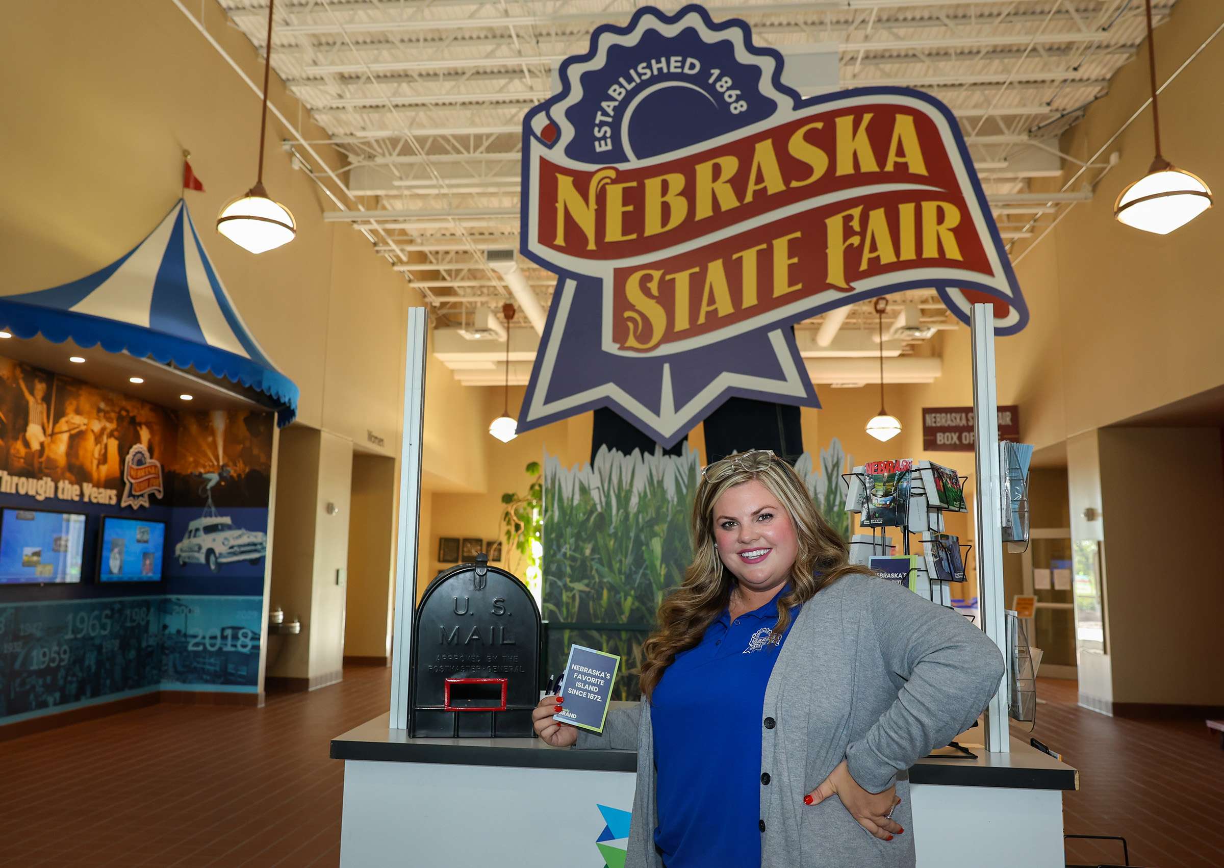 UNK graduate Courtney Glock landed her dream job when she was hired as marketing director for the Nebraska State Fair in June 2024. (Photo by Erika Pritchard, UNK Communications)