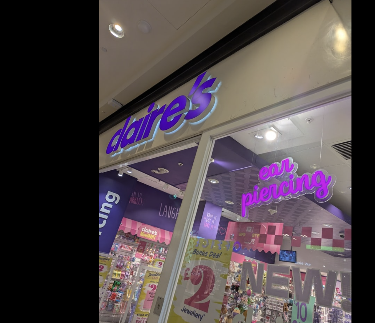 Image courtesy Claire's