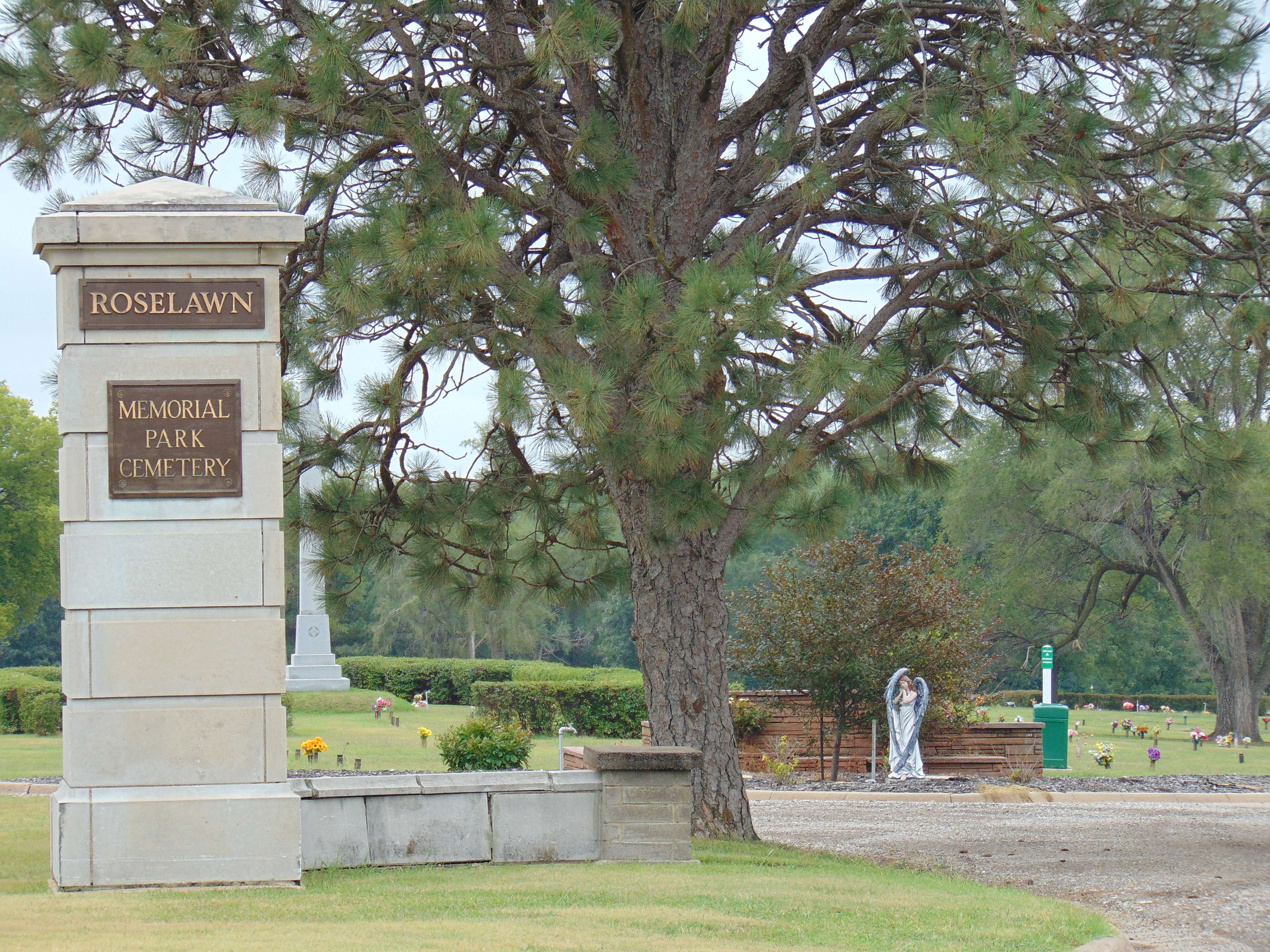 Cemetery at Heier Scott Mortuary and Cremations on 1920 E. Crawford. Photo by Nicolas Fierro