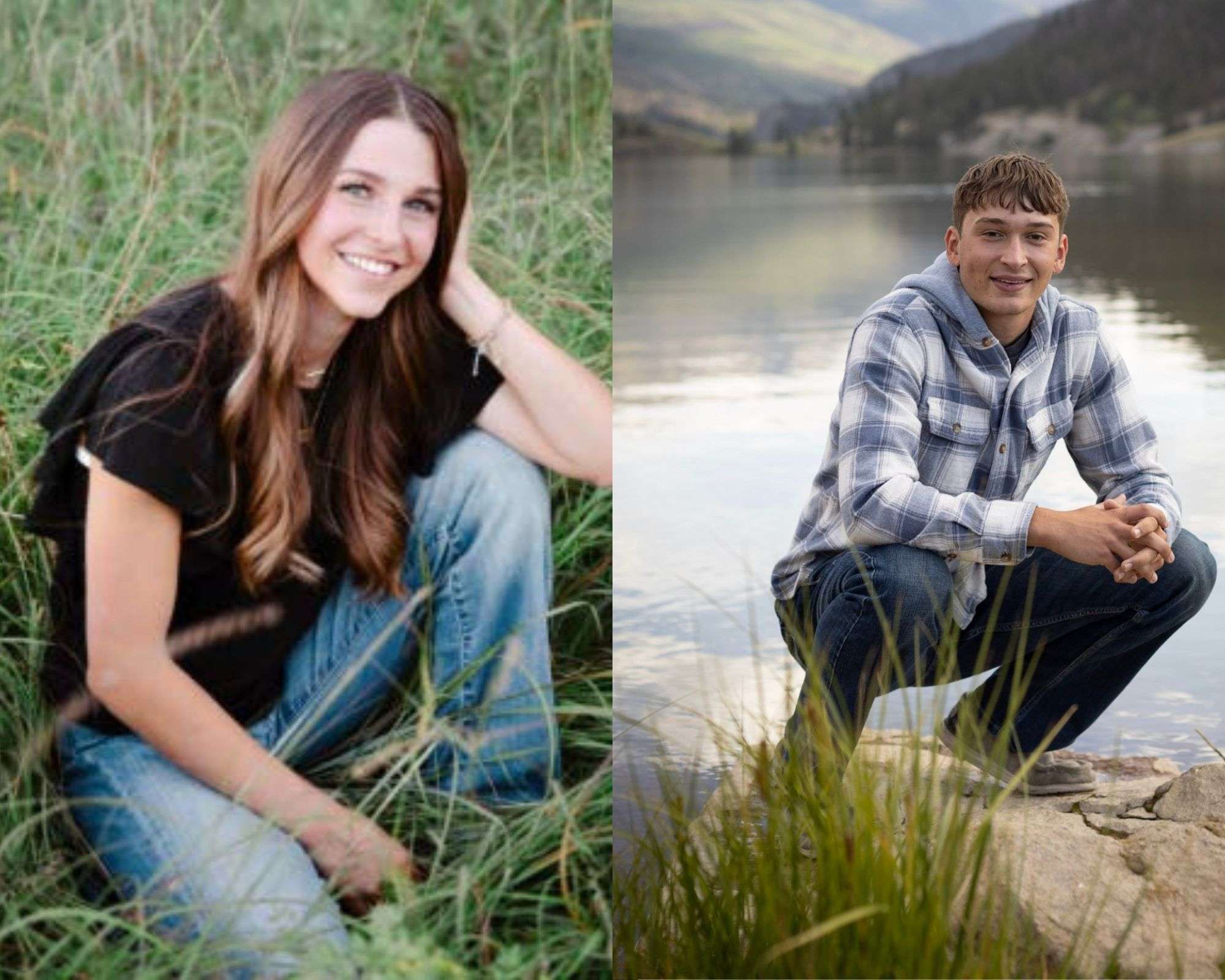 Anna Karber (left). Caden Parry (right). Two Saline County college students receive prestigious AFA Leader and Academic Scholarship scholarship. Courtesy of Agriculture Future of America.