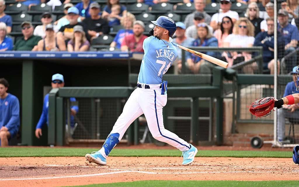 Royals #2 prospect Carter Jensen had his contract selected and was promoted as part of the team's September call ups while Kansas City continues to make a push for the playoffs/ Courtesy photo