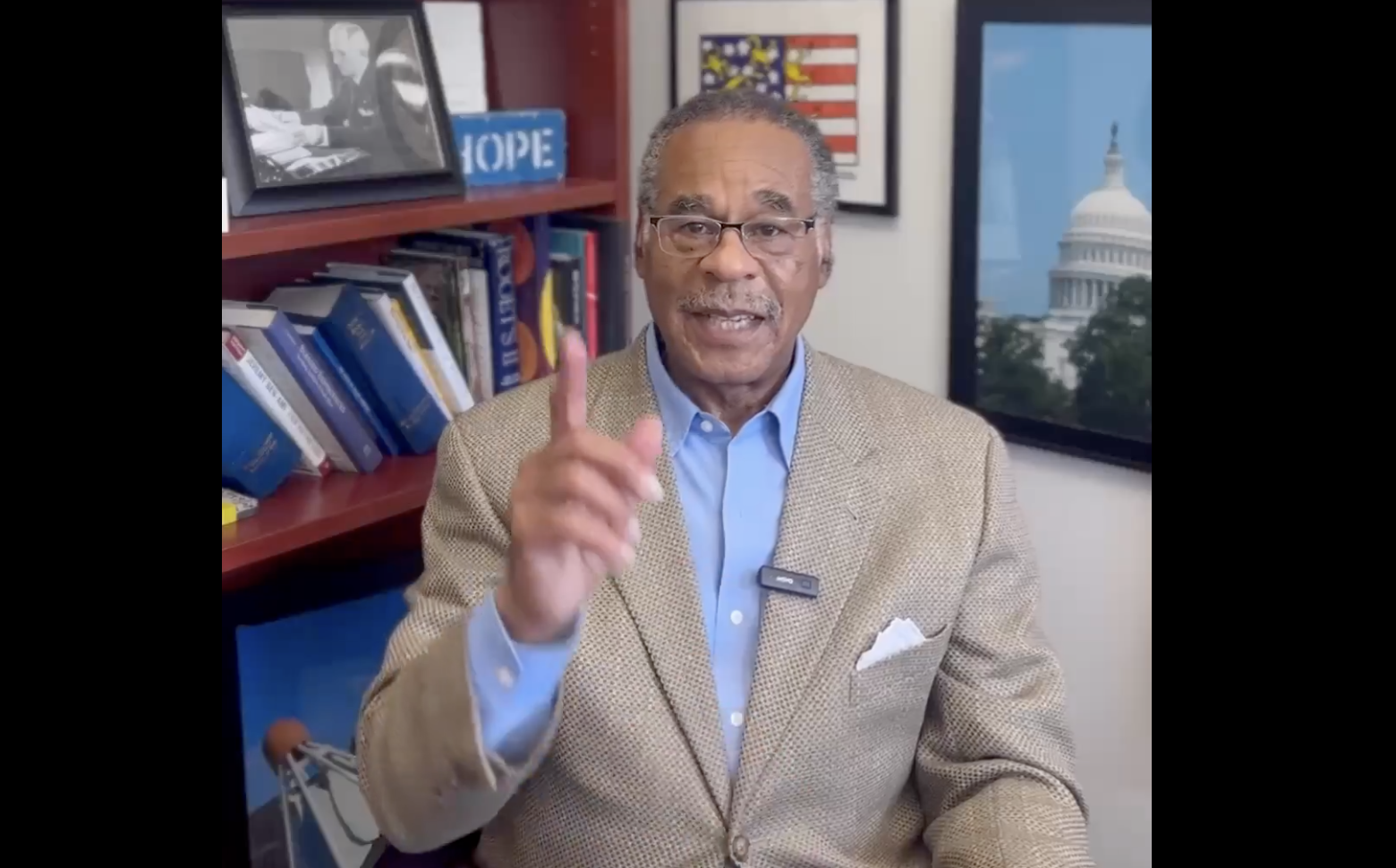 Rep. Emmanuel Cleaver-image from is social media account