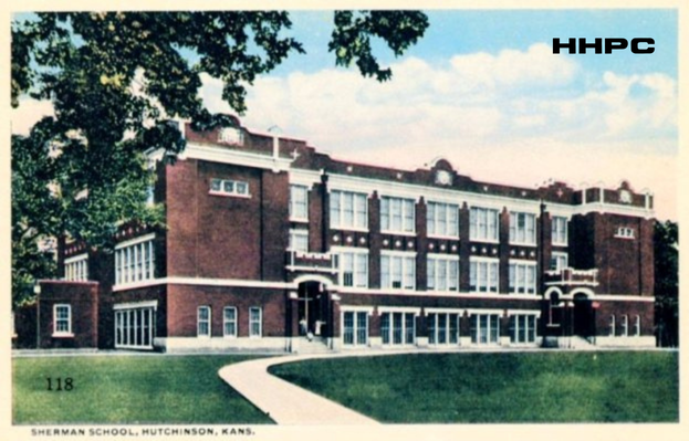 Sherman Jr. High School - 221 E. Sherman - built 1915, razed 1981. Courtesy of the Conard-Harmon Collection.