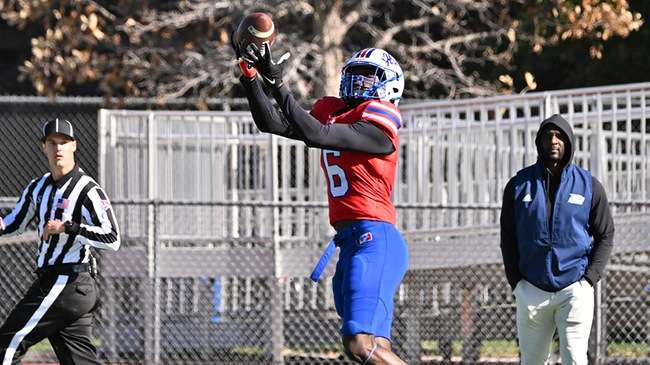 Derrick Salley Jr. is one of five offensive returners to see plenty of playing time in 2024 for the Blue Dragon Football team, which opens the 2025 season on Saturday at New Mexico Military Institute.