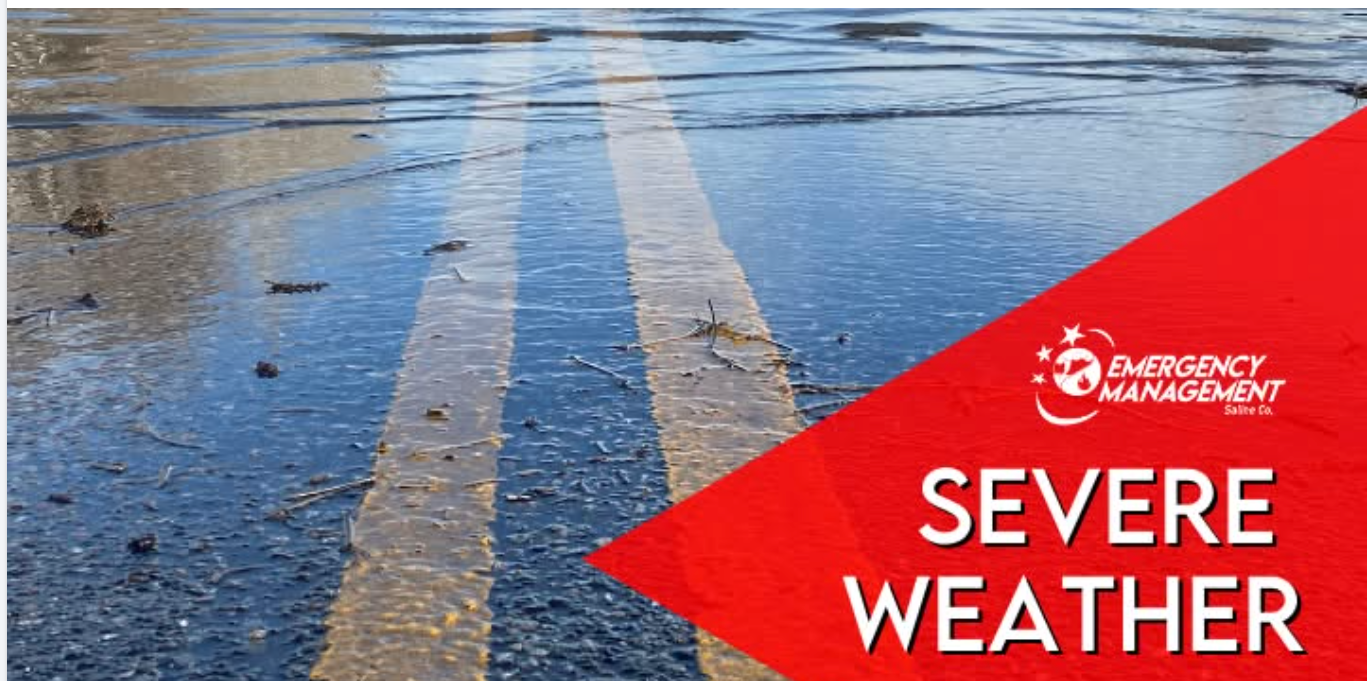 The US National Weather Service has issued a flood warning for Saline County, that has officially taken into effect now and will remain until Wednesday of this week. Courtesy of Saline County Emergency Management