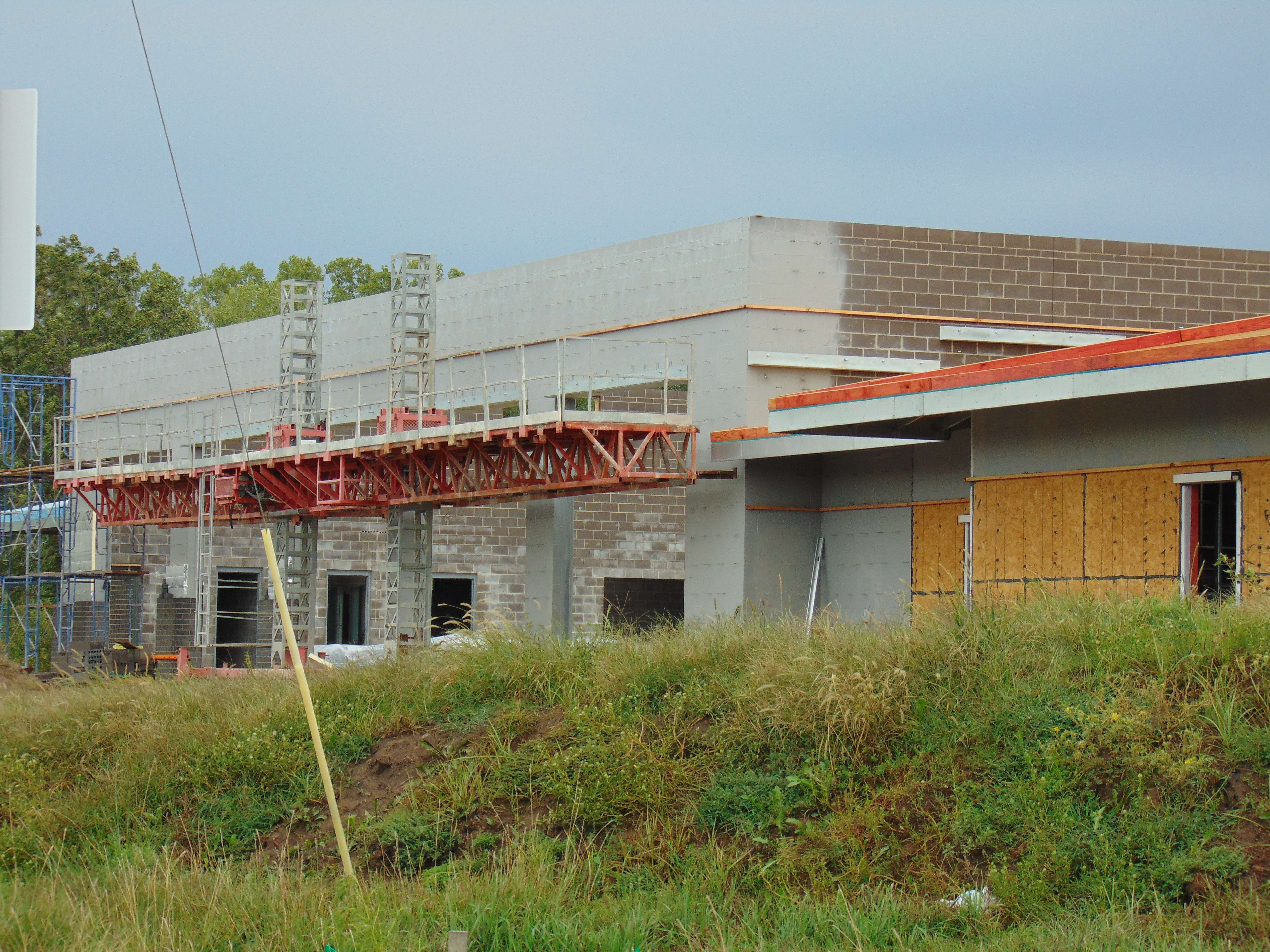 SFD station No.4 on the corner of E. Crawford and Markley under construction. SFD receives upgrades to current alert system. Estimated completed date for the new station is May - June 2026. Photo by Nicolas Fierro