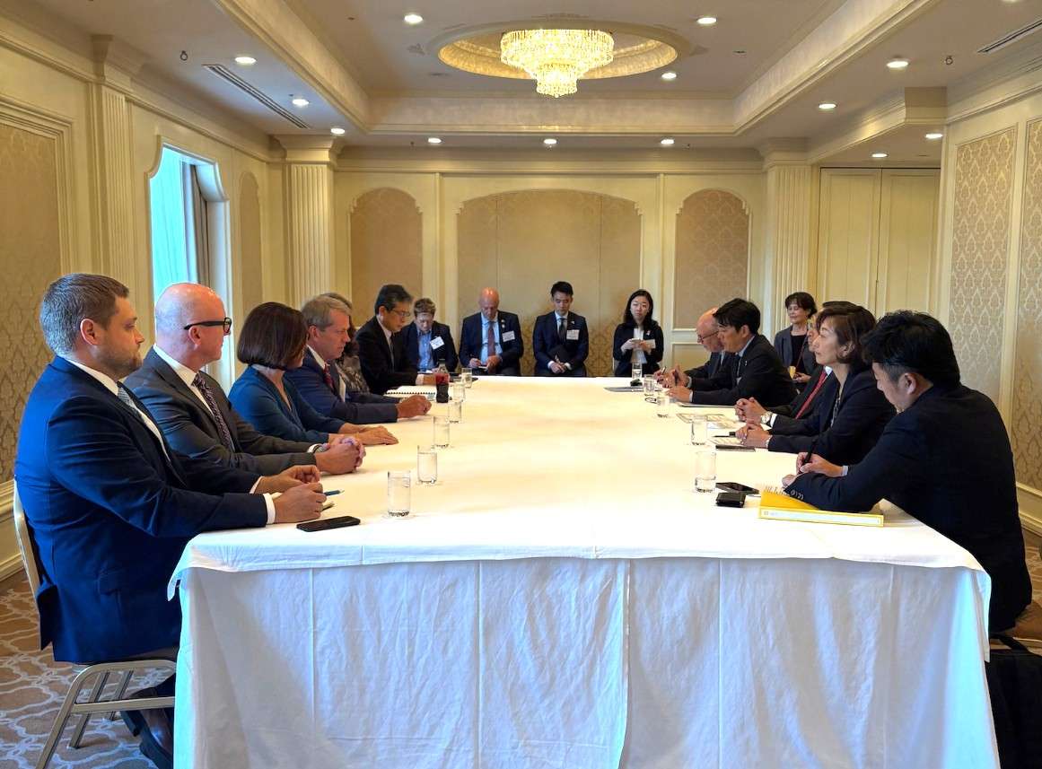 JETRO meeting with Gov. Pillen, Sherry Vinton and Cobus Block