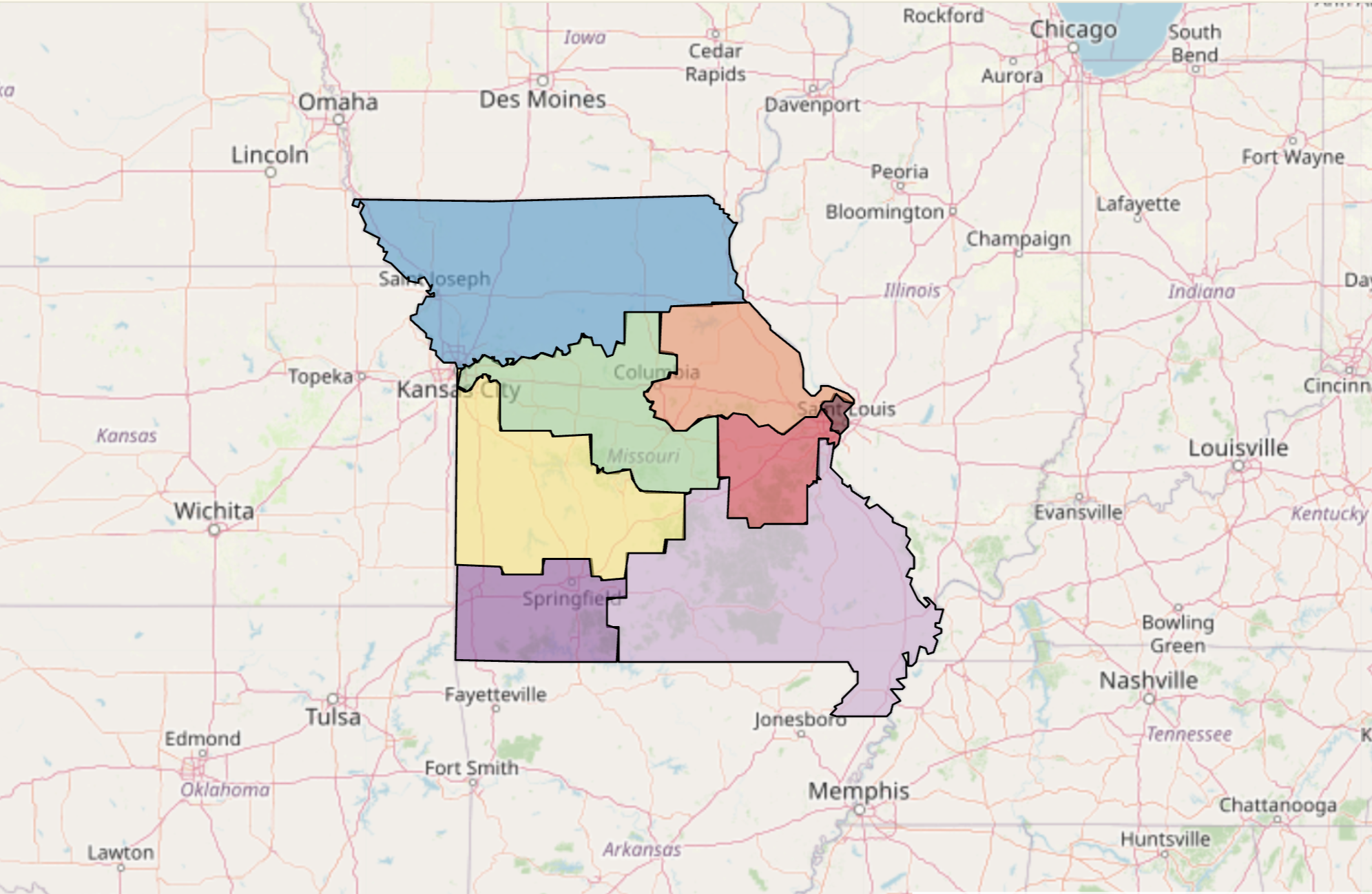Source: U.S. Census Bureau. Basemap © OpenStreetMap contributors / Map by Anna Sago  