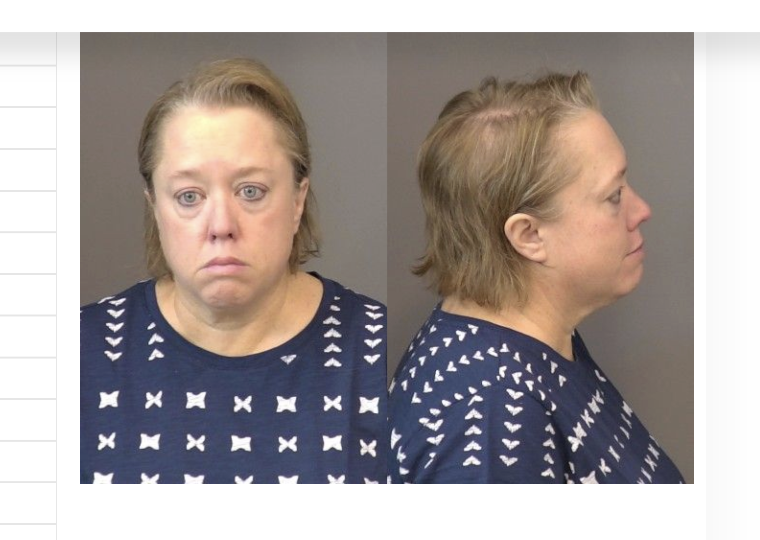 Amanda Freeman teaches English Language Arts, according to the USD 305 website. Photo Saline County Jail