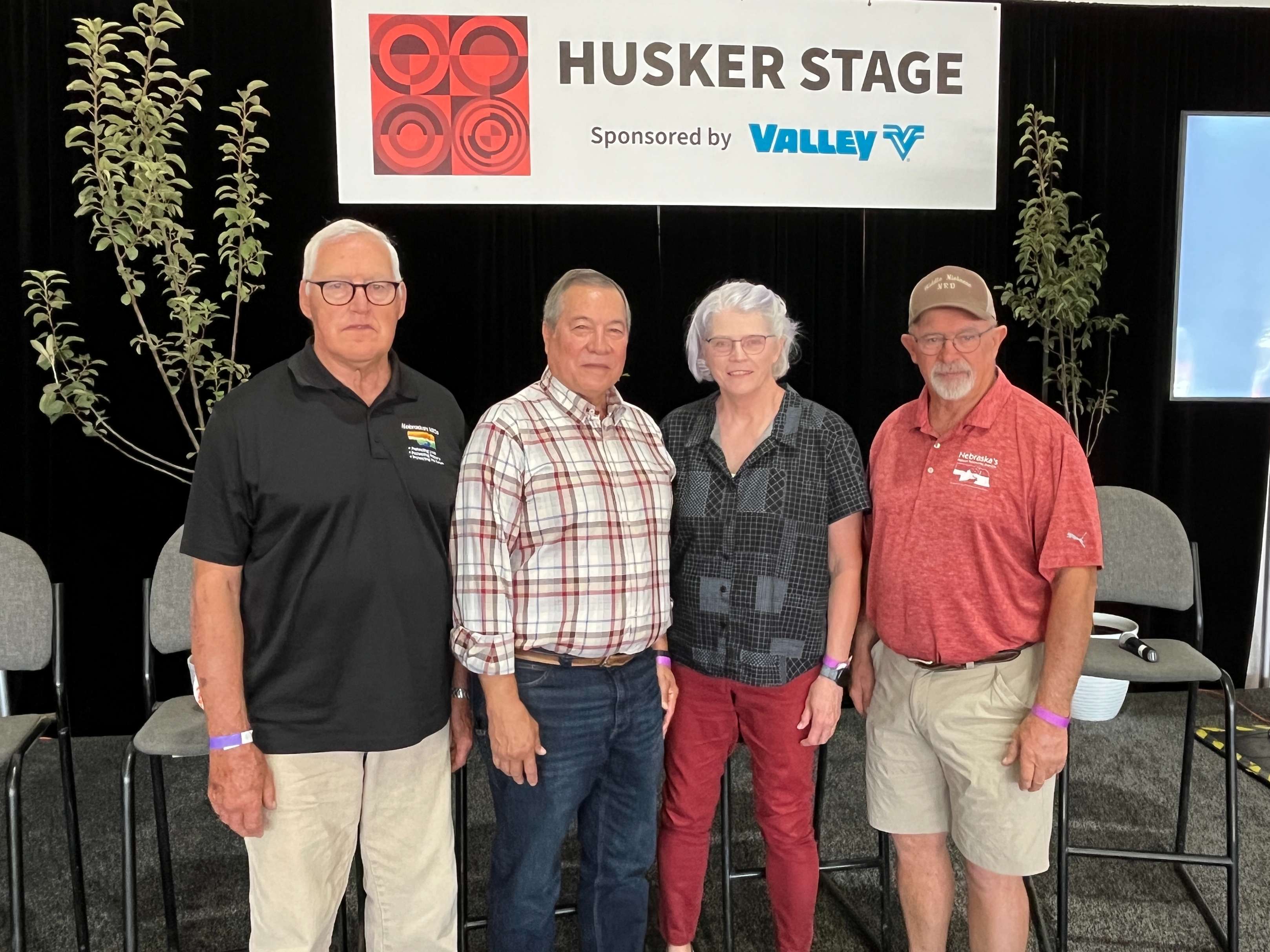 From left, Jim Meismer, John Miyoshi, Marty Link, and NARD President Martin Graff.