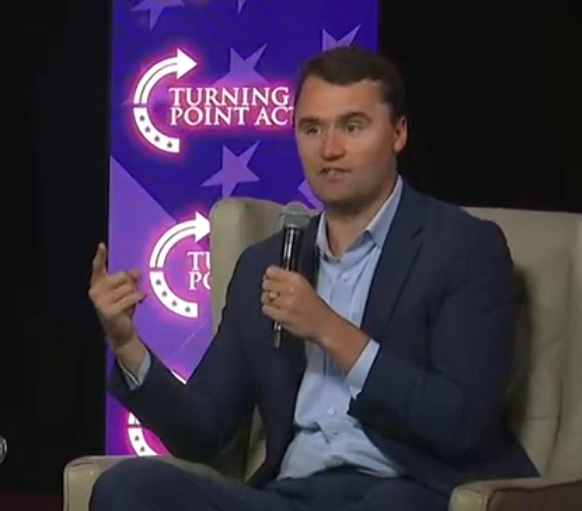 Charlie Kirk photo courtesy CSPAN