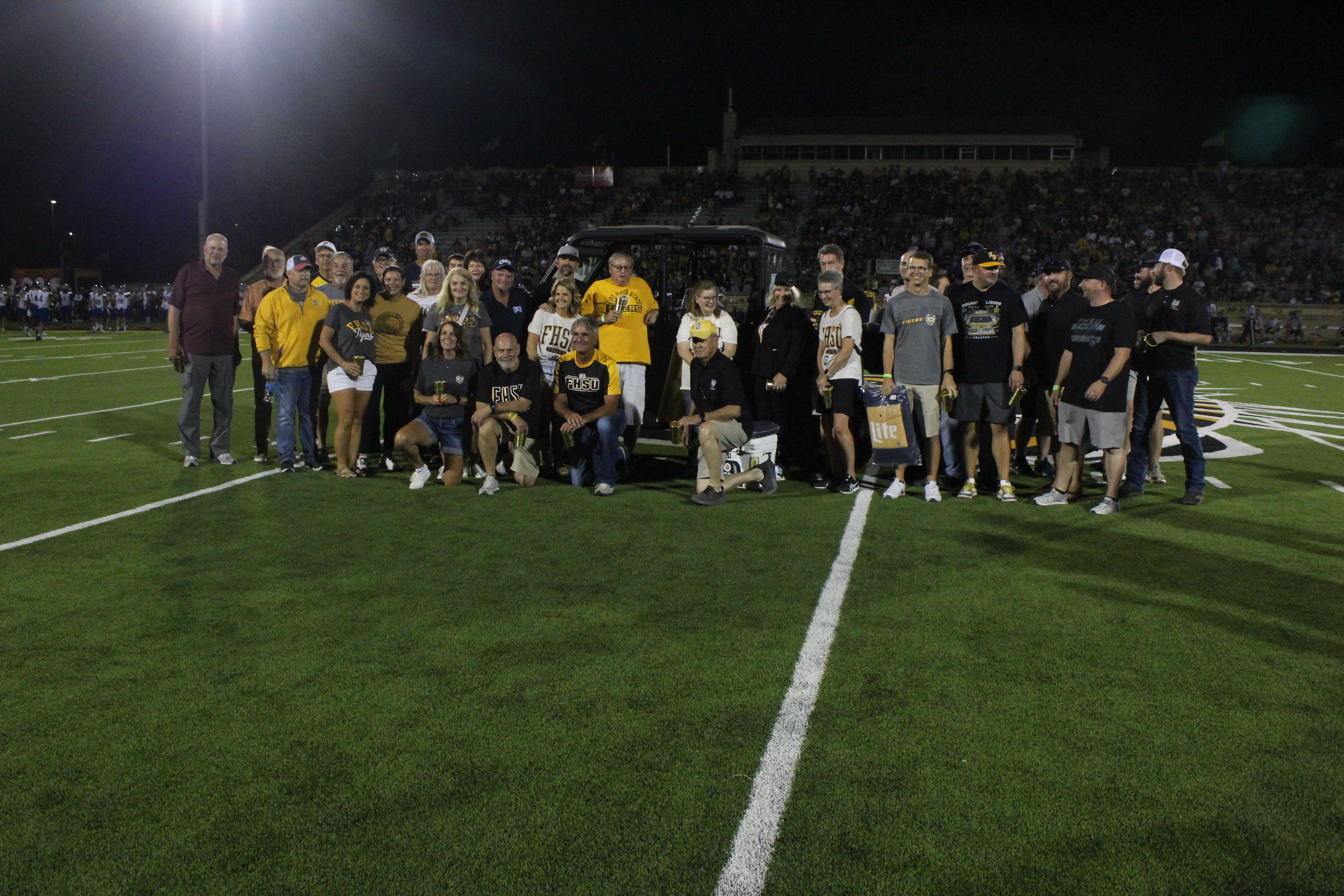 All the finalists for the Lite Beer from Miller UTV with the contest sponsors. Photo by Cristina Janney/Hays Post