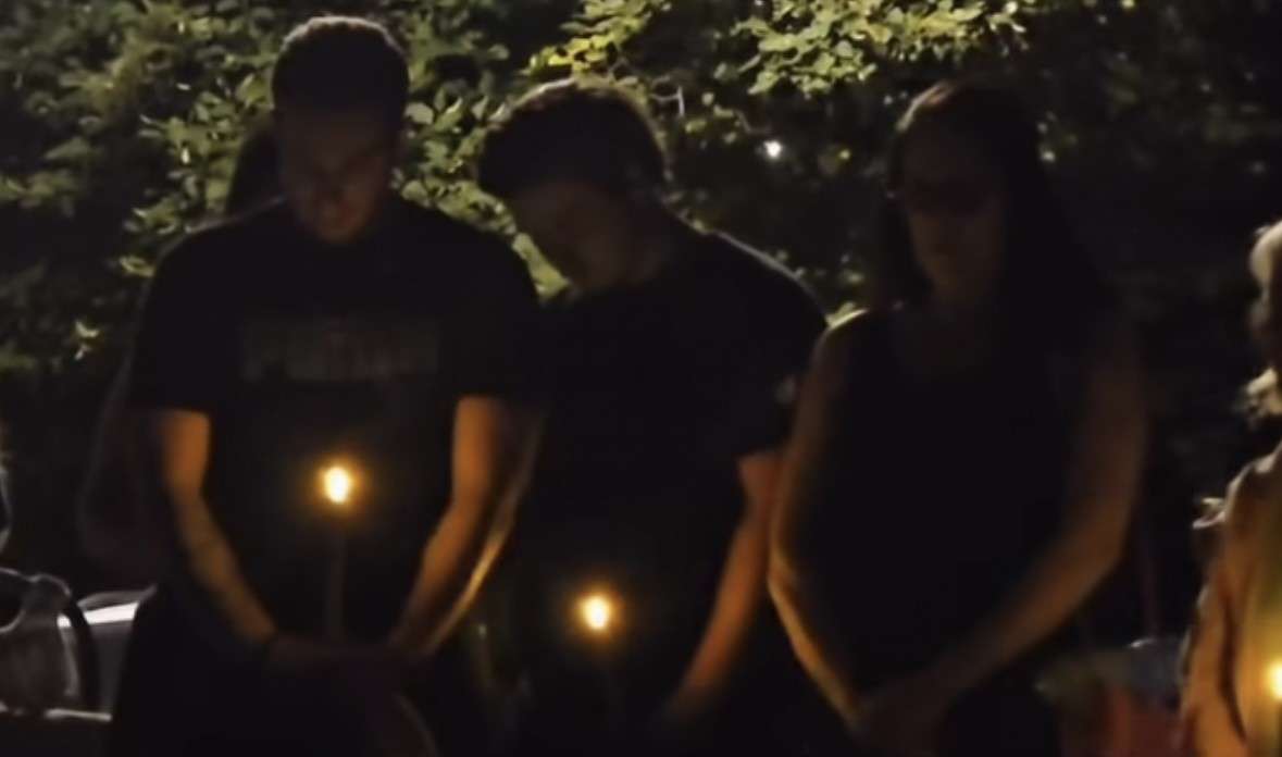 Candlelight Vigil in honor of Charlie Kirk, held at Memorial Park in North Platte on Friday evening.&nbsp;