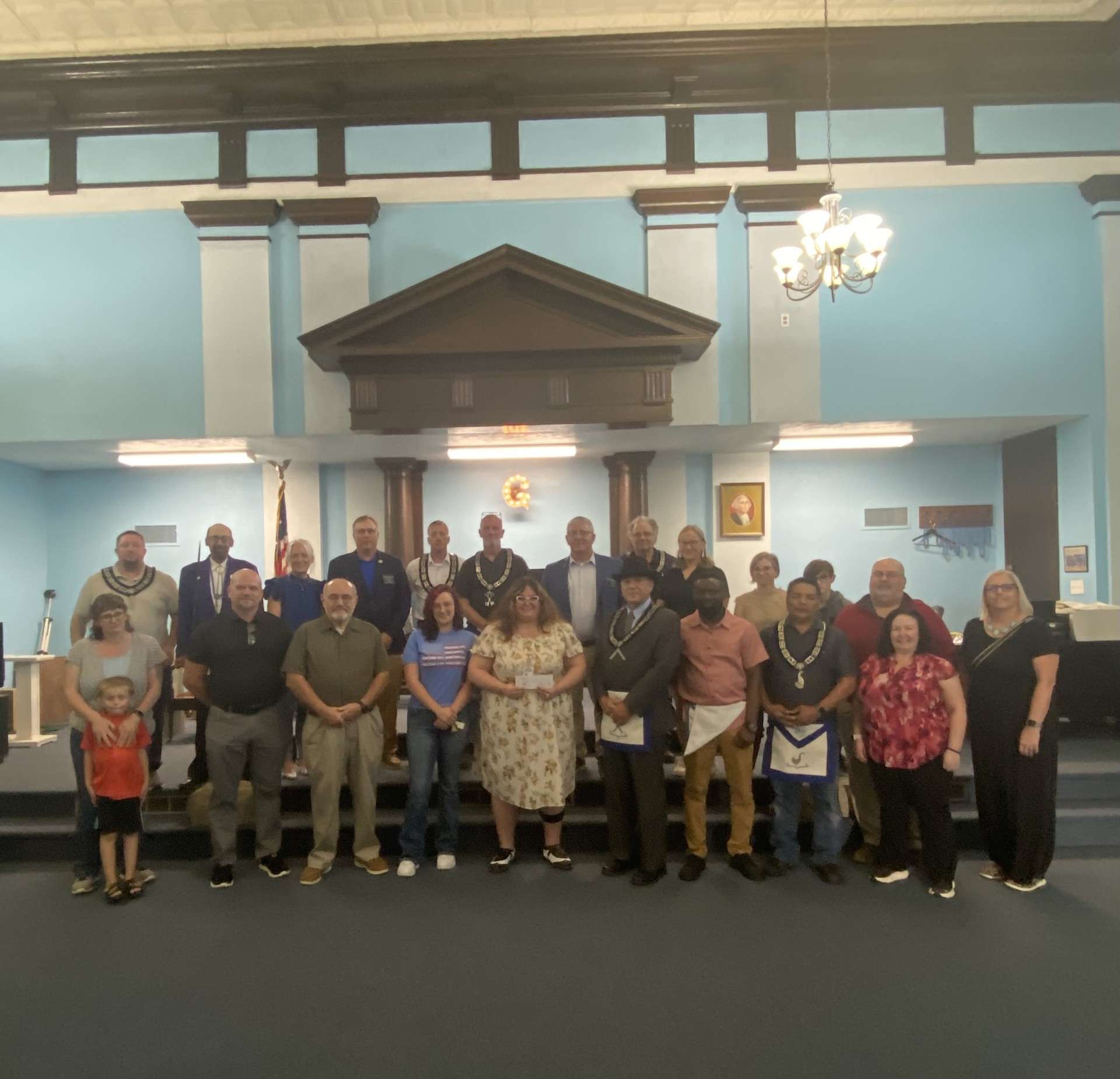 CASA Check presentation. (Everyone in attendance was invited to take a photo in support of CASA).