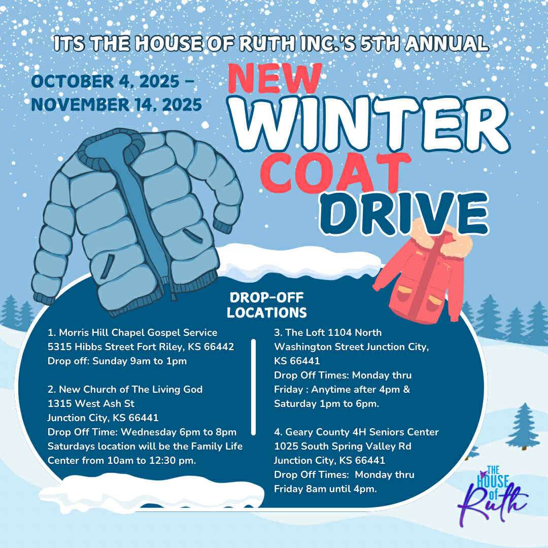 House of Ruth Coat Drive - Drop off locations