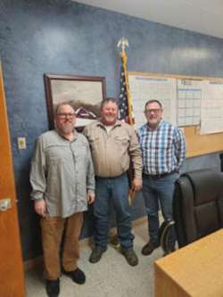 Graham County Commissioners: L to R: Jarrod Knoll, District 1, Jason Nelson, District 2, Dan Irby, District 3