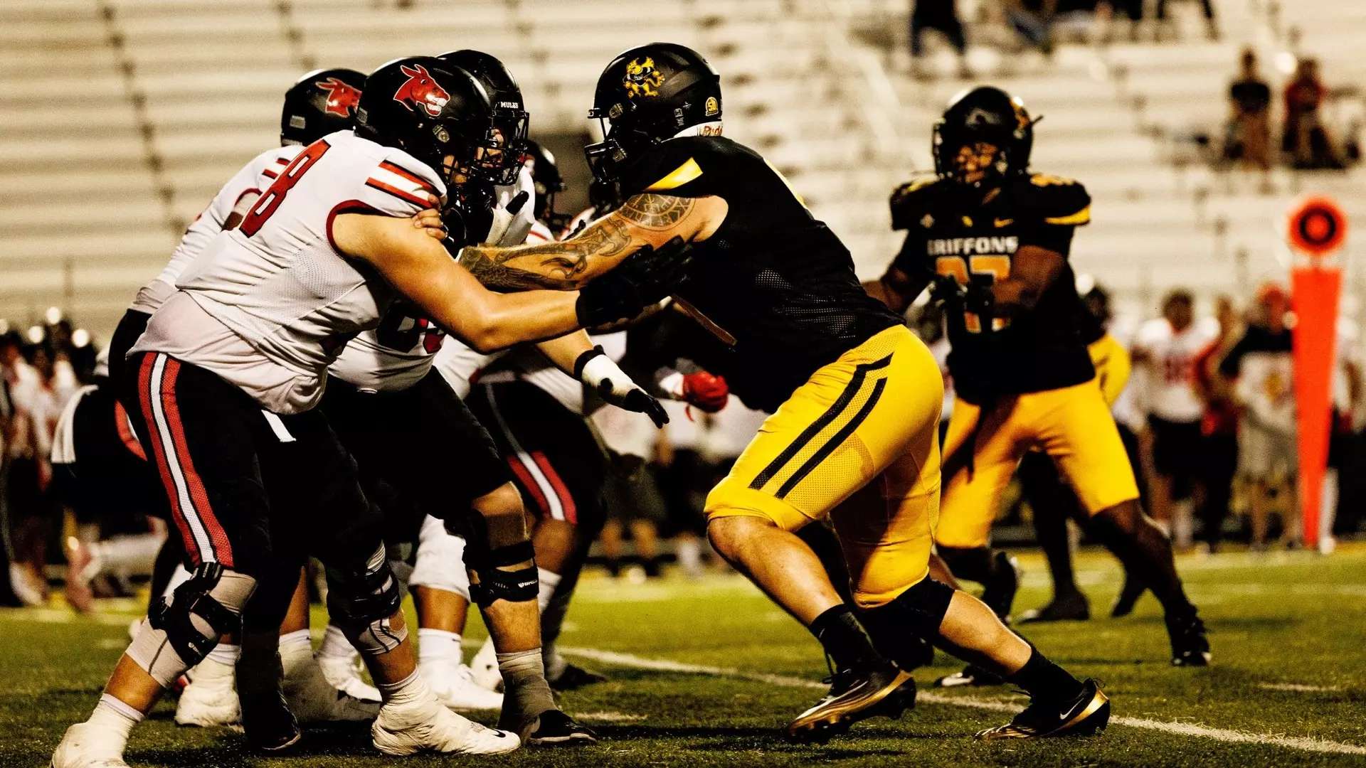 MoWest struggled to overcome a 24 point second quarter by UCM in their MIAA opener, falling 34-26 at Spratt Stadium/ Photo courtesy of Connor Timmons- MoWest Athletics