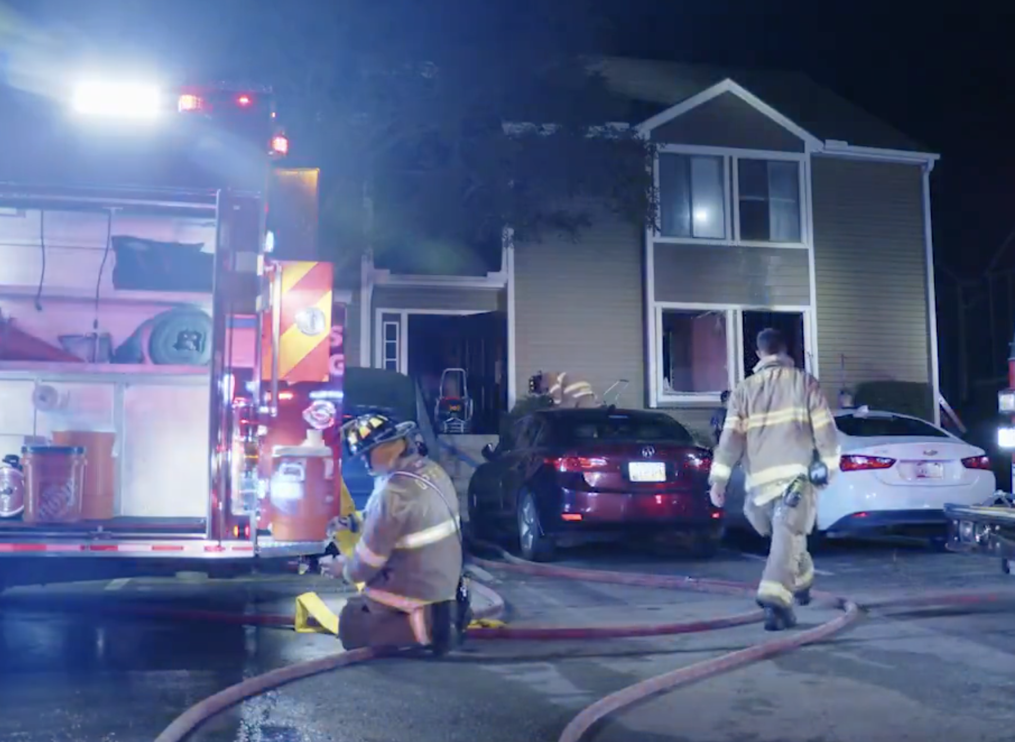 Image from Overland Park Fire video