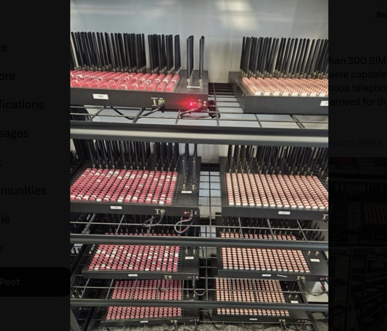 Sim boxes-photo U.S. Secret Service