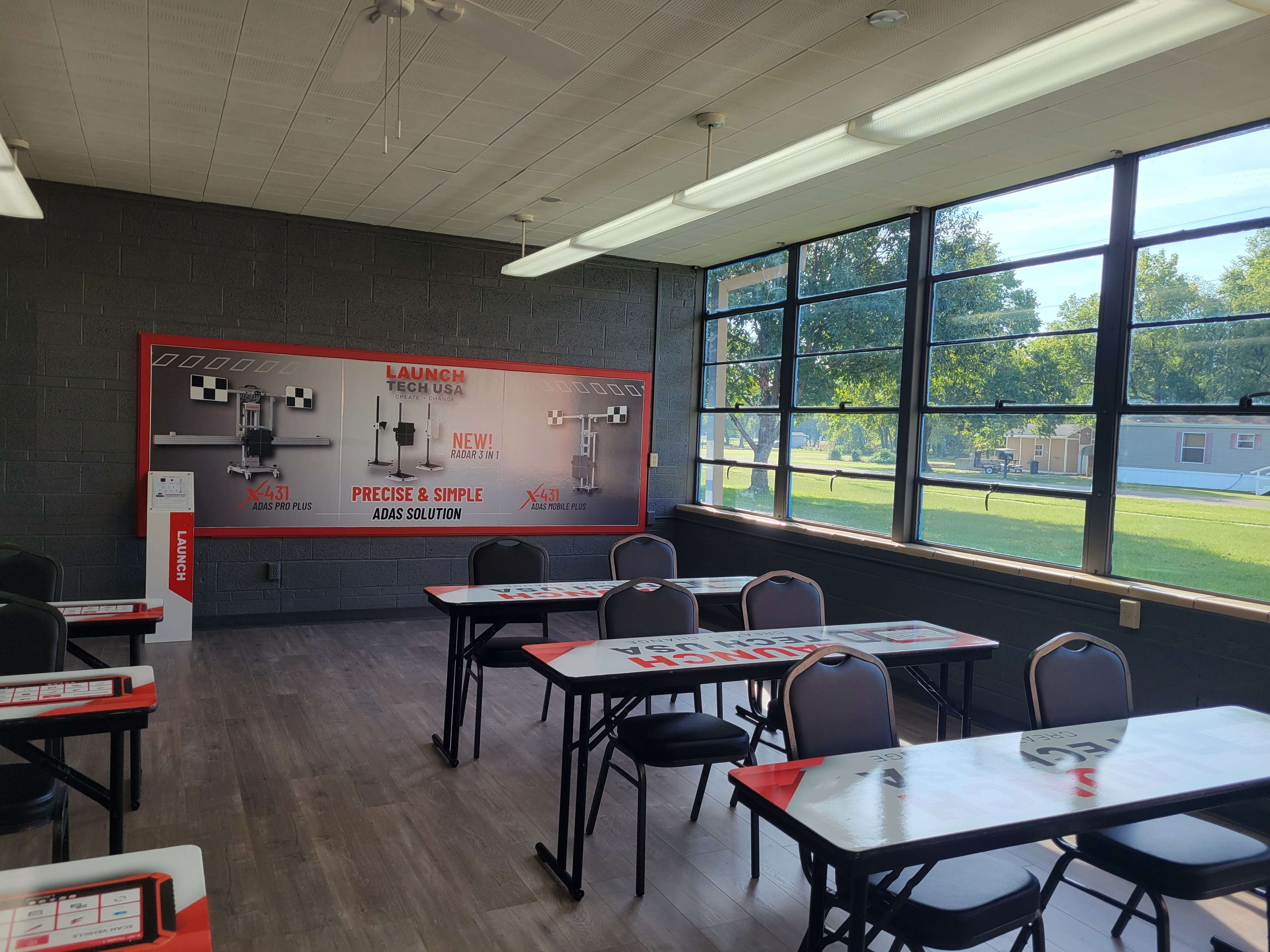 Renovated Classroom for AVI Technical Academy. Photo by Jacob Brown.