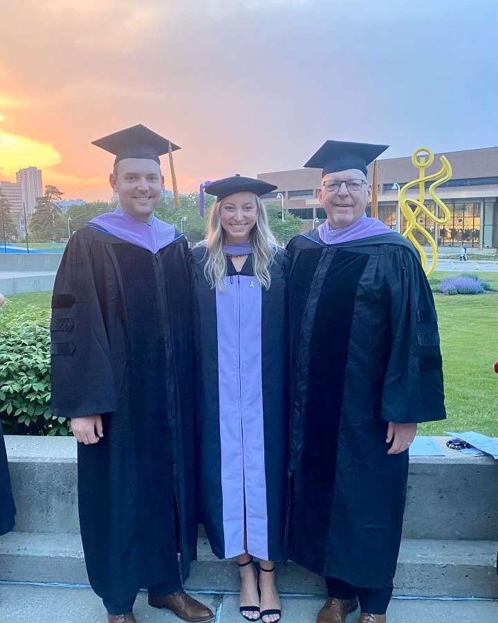 Andrew, Elizabeth, and Larry Kutina
