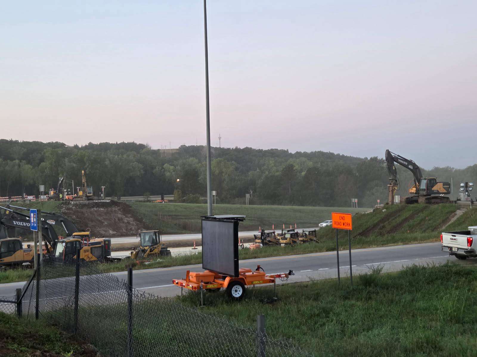 J-Hill Bridge gone and I-70 lanes reopened.&nbsp;