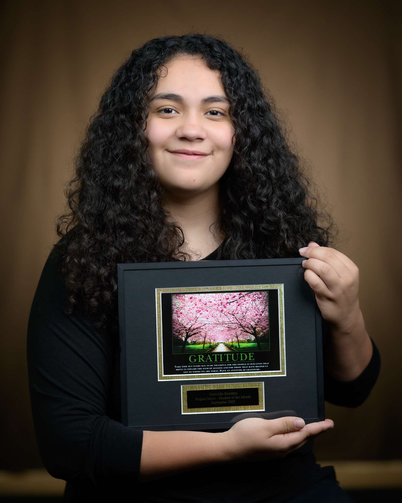 Gabriela Bautista is the Project Strive Student of the Month for September 2025. (Photo by Daniel Binkard/Chadron State College)