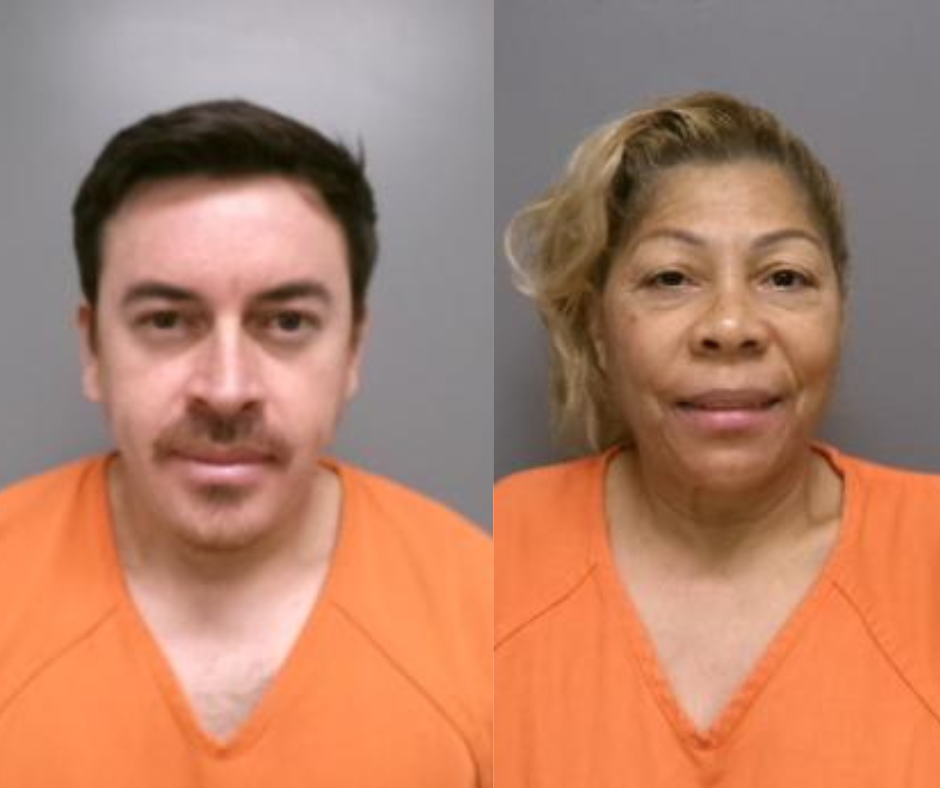 Jose Cabrera-Mendez and Maribel Medina-DeQuinonez booking photos provided by Dawson County Sheriff's Office.&nbsp;