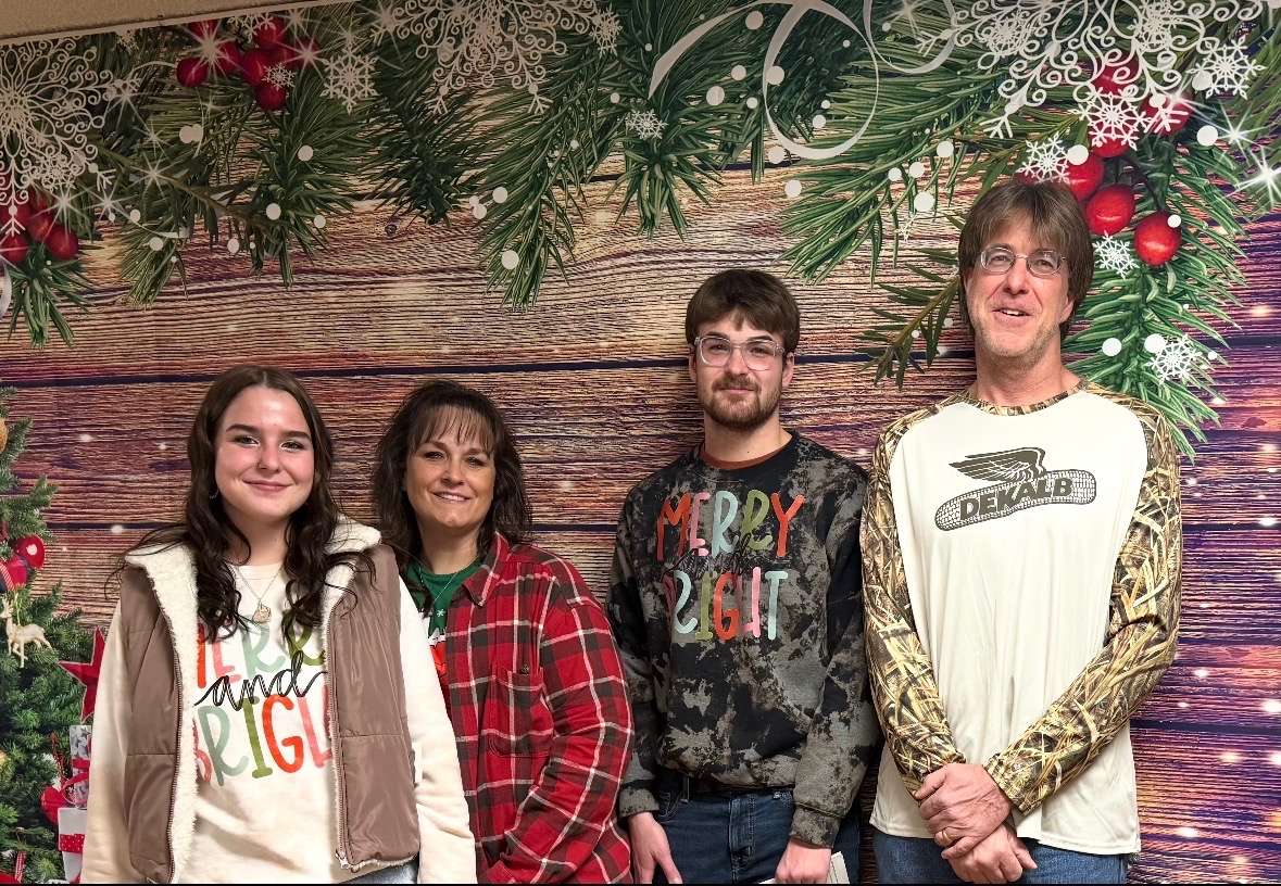 KAB says goodbye to Financial Associate Chandra Krug after five years, pictured with her children, Jaiden, Dalton, and husband Heath.