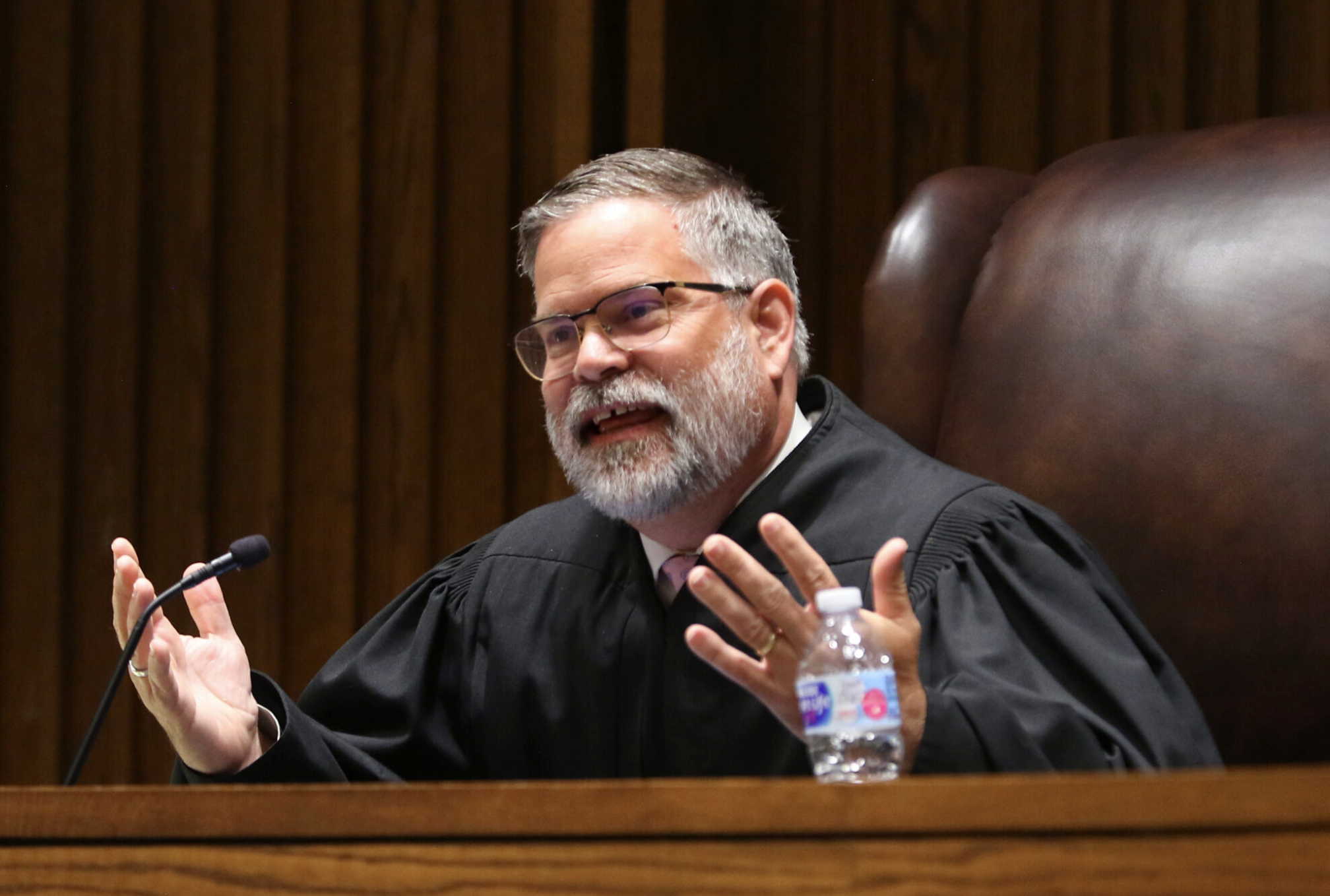  Kansas Supreme Court Justice Caleb Stegall authored an opinion in favor of a woman who was denied an employment opportunity because she refused to get a COVID-19 vaccine. (Thad Allton for Kansas Reflector)