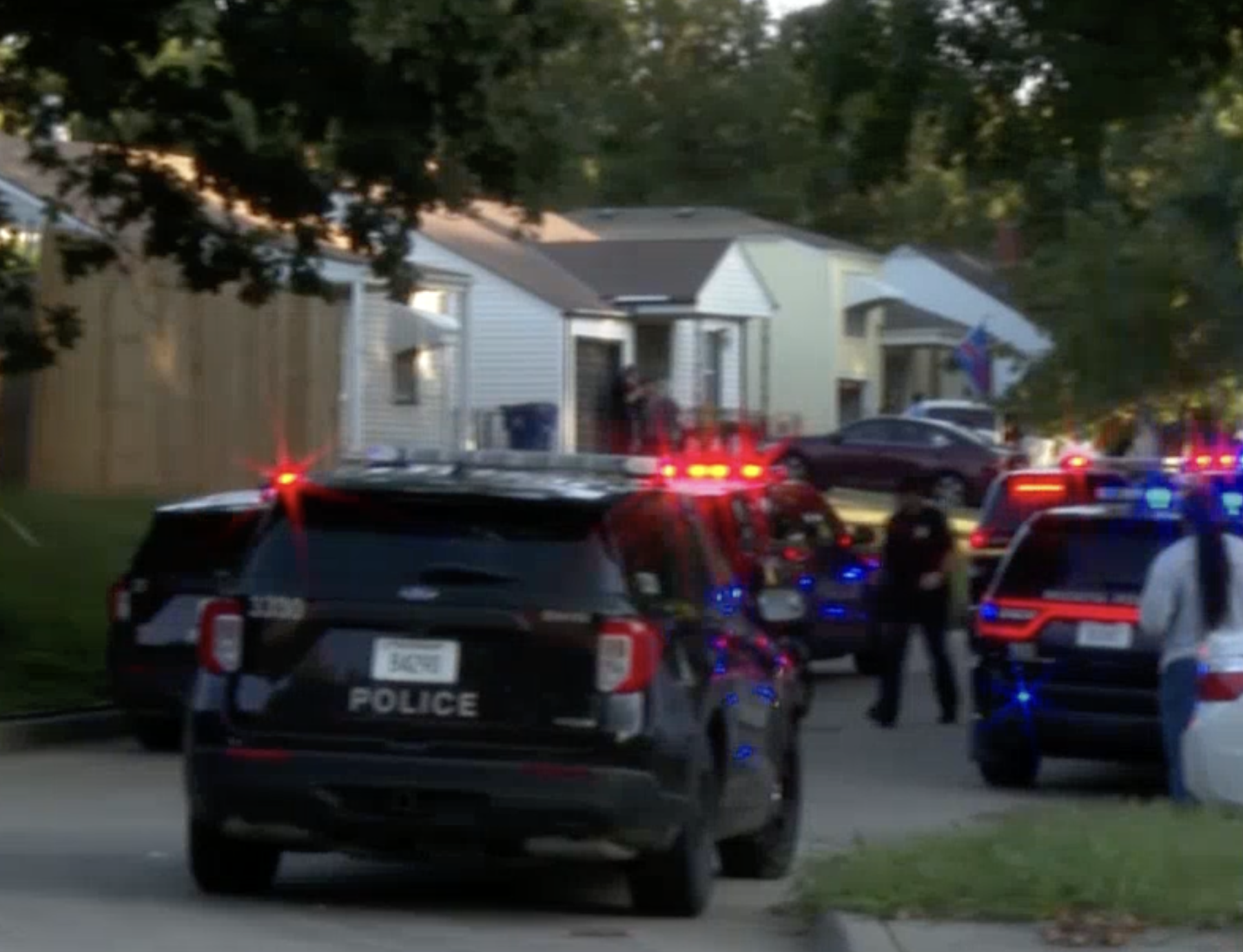 Police on the scene of the investigation photo courtesy KWCH