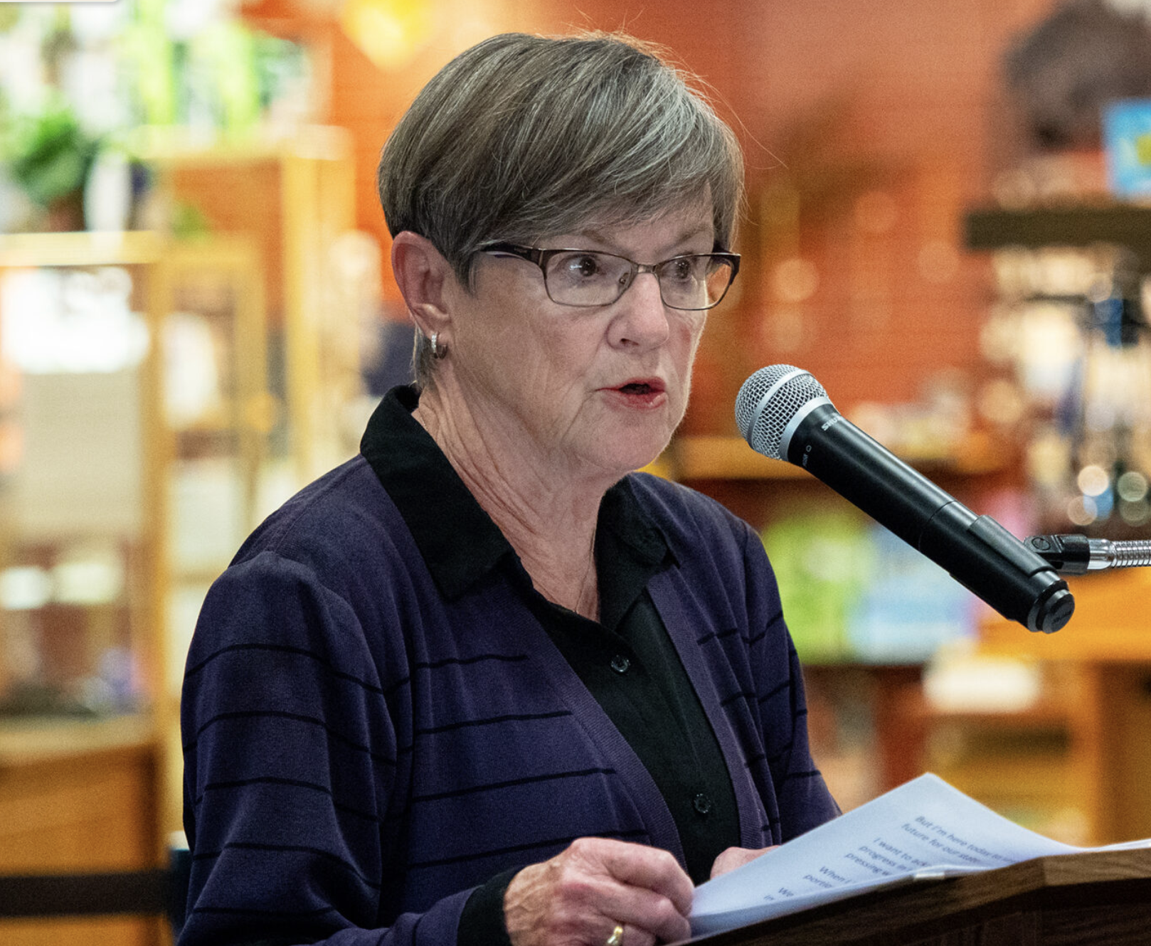 A Kansas District Court Judge dismissed a lawsuit filed by Attorney General Kris Kobach attempting to force Gov. Laura Kelly's administration to turn over food program data to the federal government. (Sherman Smith/Kansas Reflector)