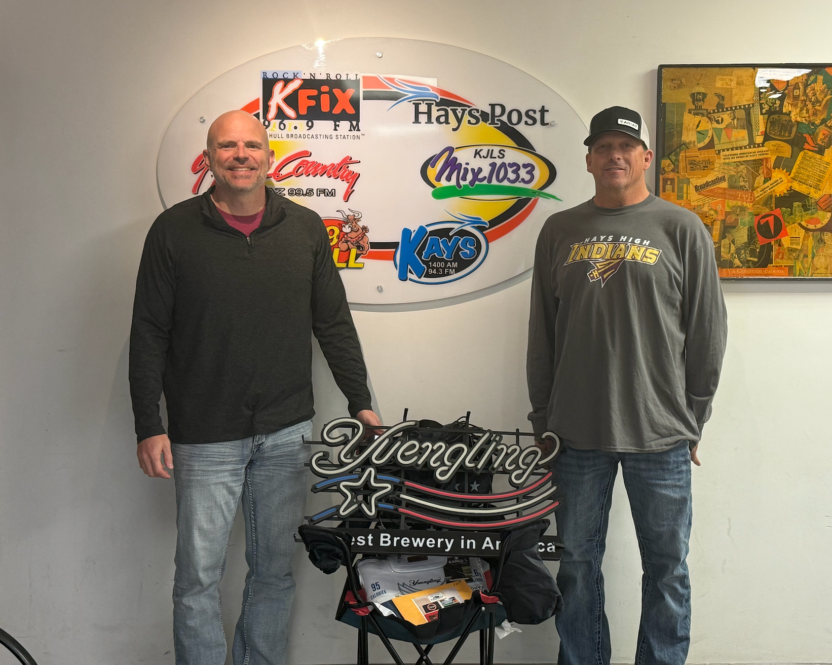 Arden Jennings of Hays is the week 4&nbsp;A&amp;A Coors-Yuengling Yuletide giveaway winner. Photo by Cristina Janney/Hays Post