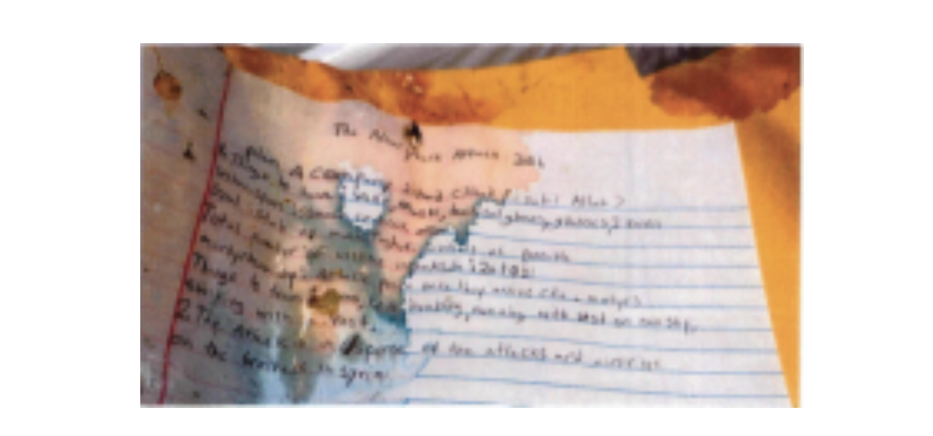 Handwritten document titled “New Years Attack 2026”