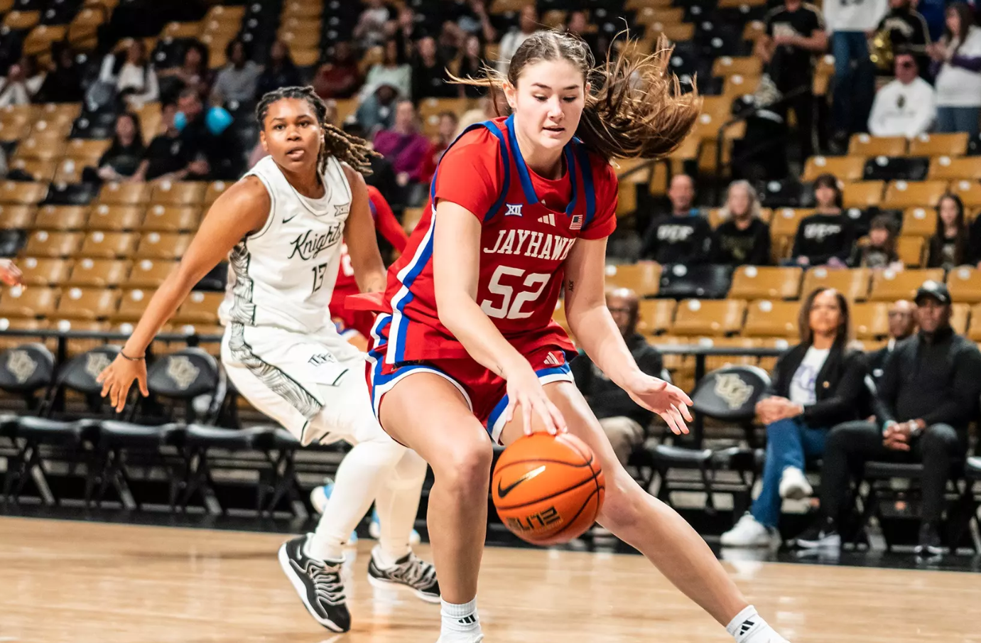 Lilly Meister (Photo courtesy Kansas Athletics/Damon Young)